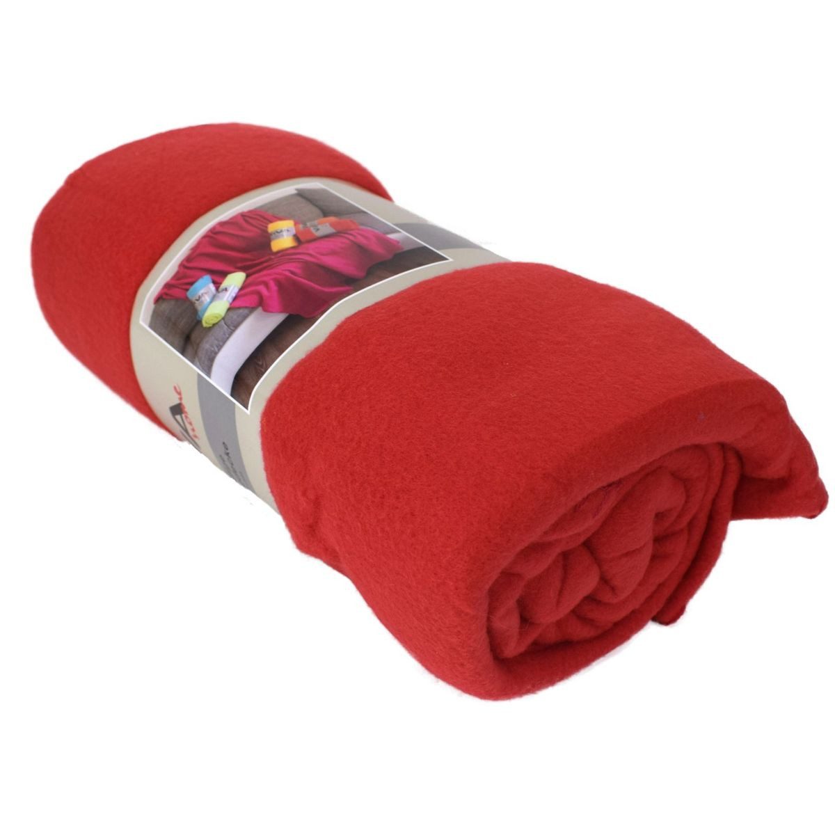 Wohndecke Decke Fleecedecke 130x170cm Polarfleece 14 versch. Unifarben Wohndecke, Marabellas Shop
