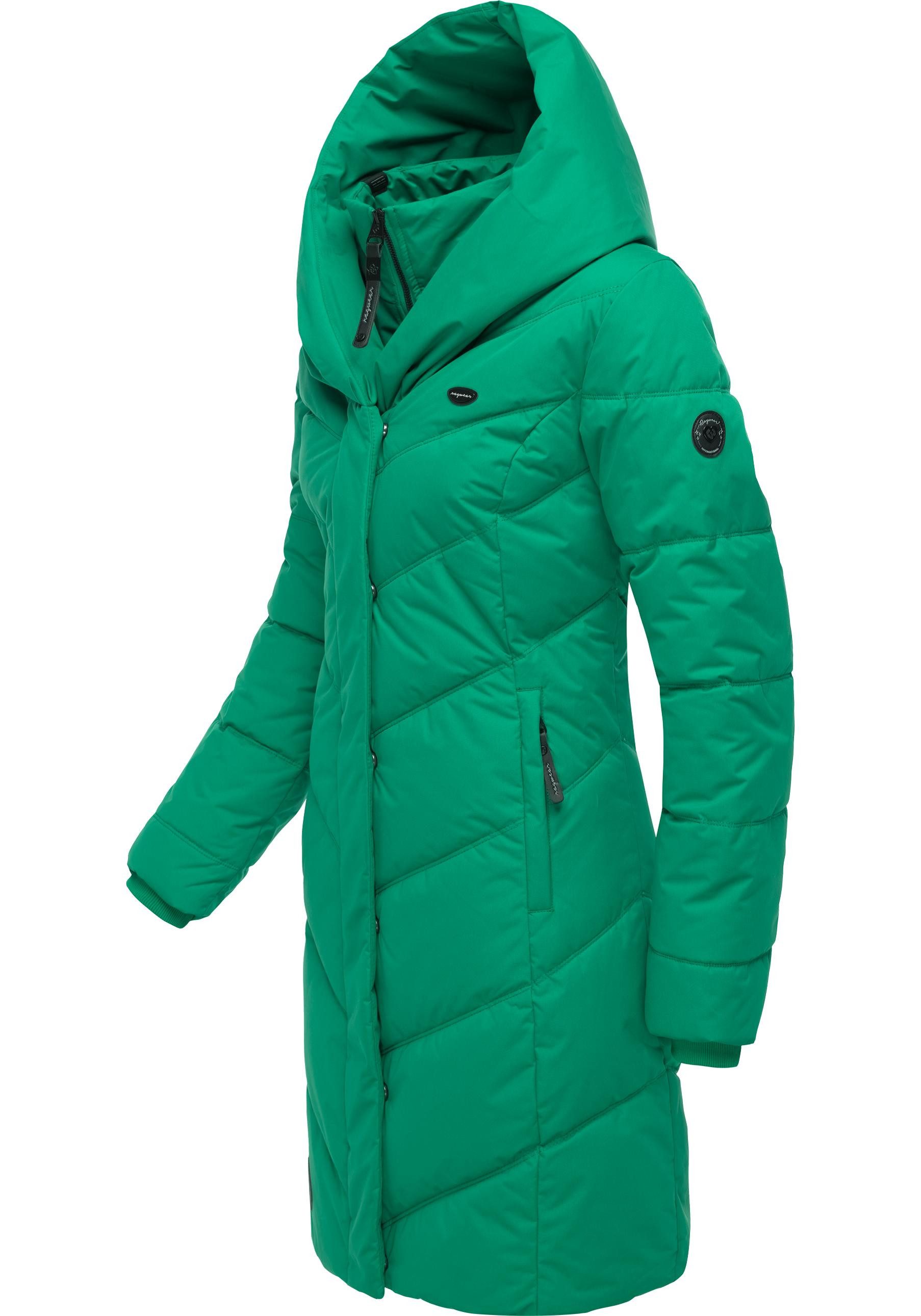 Ragwear Steppmantel Natalka stylischer, gesteppter Winterparka mit gefütterter Kapuze