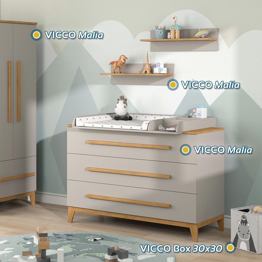 VitaliSpa® Kleiderschrank Malia, Cashmere-Eiche, 70 x 186.8 cm günstig online kaufen