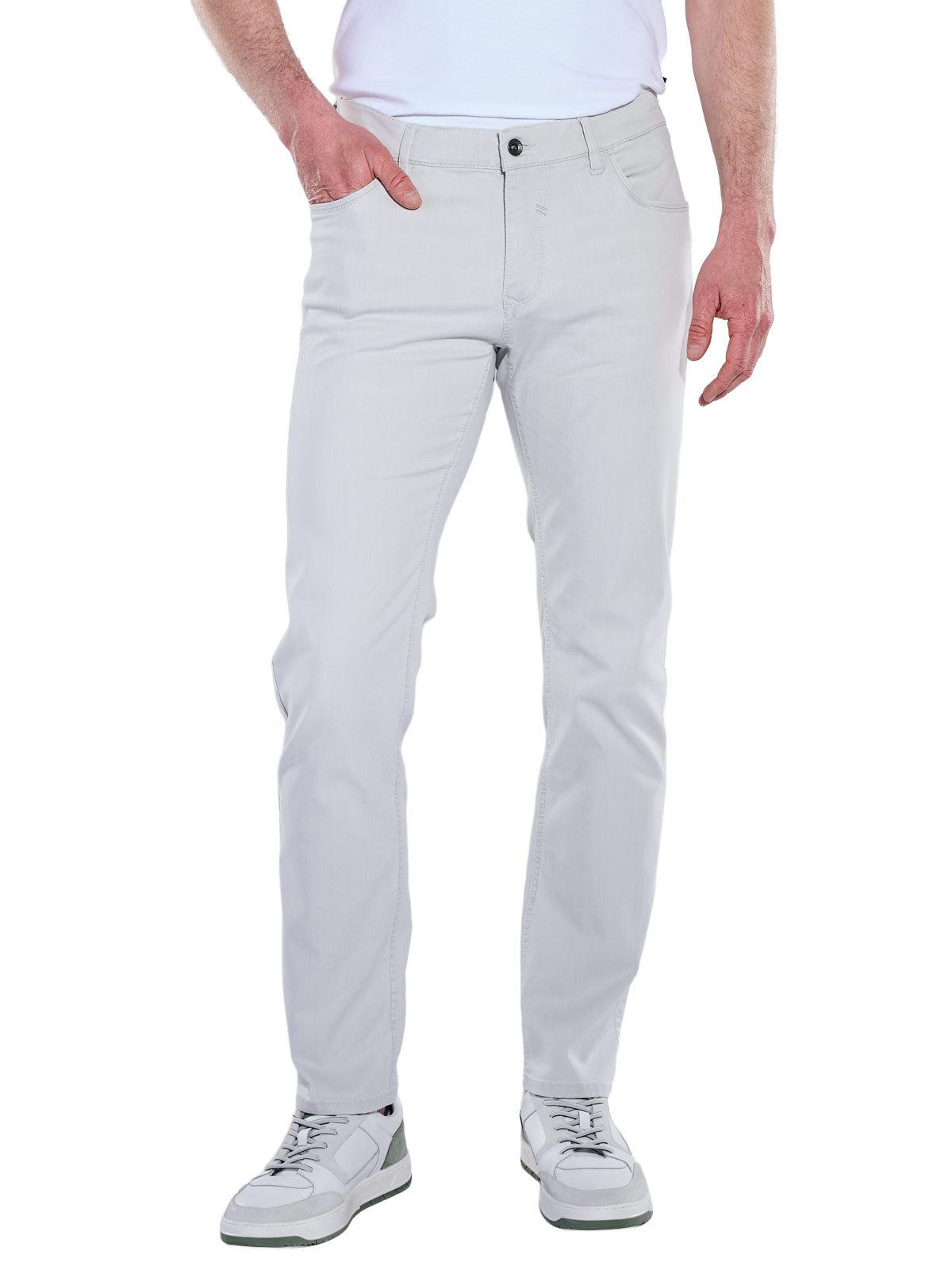 Engbers Stretch-Jeans Herren Leichte superstretch Jeans, Hellgrau