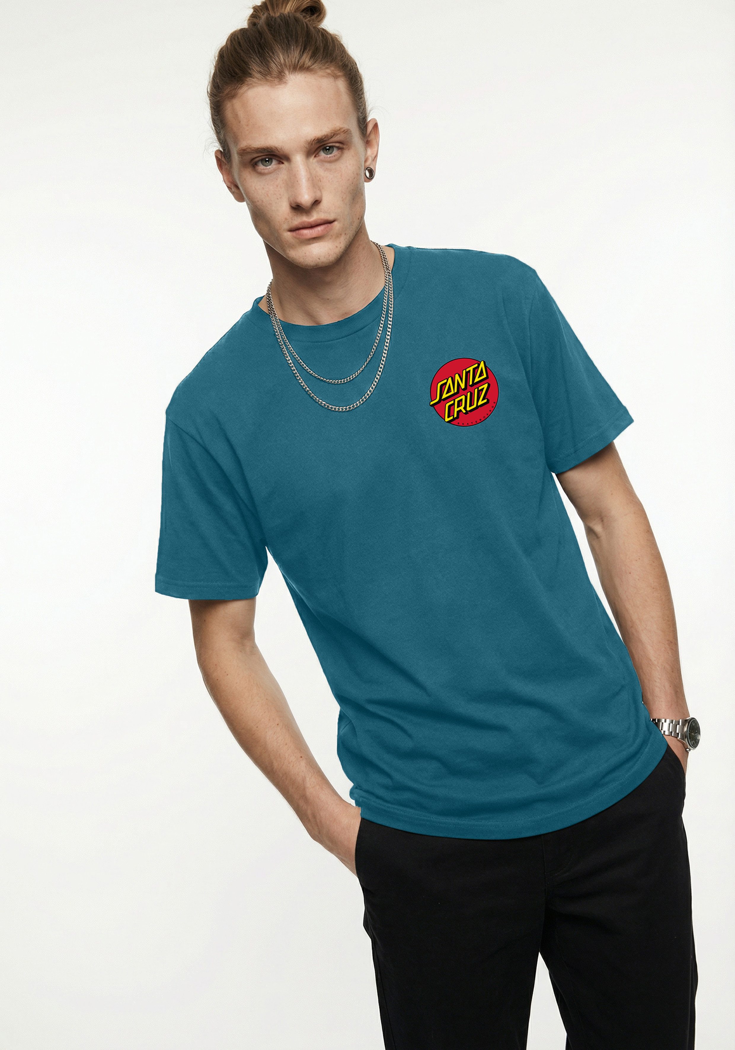 Santa Cruz T-Shirt CLASSIC DOT CHEST T-SHIRT für sportliche Aktivitäten, sportlicher Stil, für Sportmode