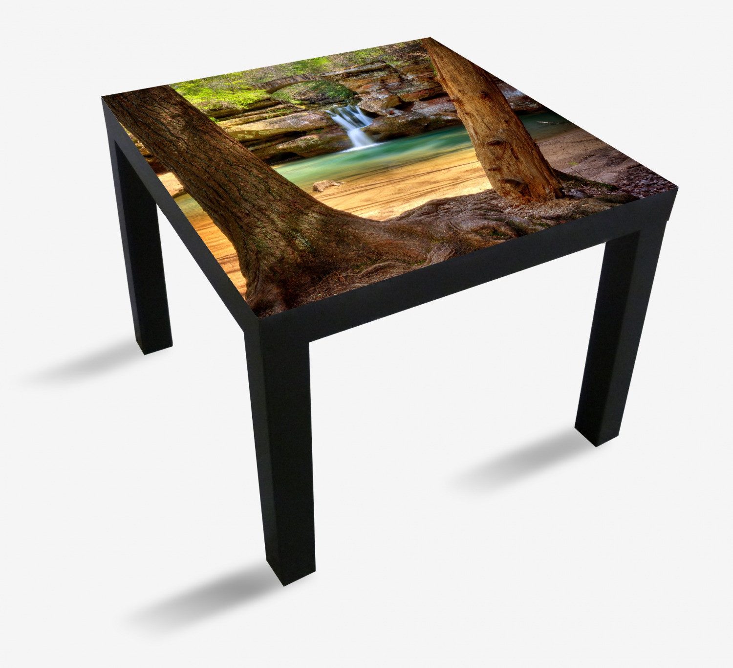 Wallario Möbelfolie Versteckter Platz im Wald