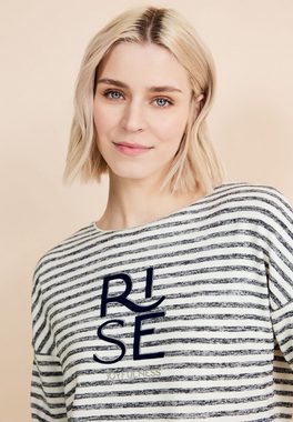 STREET ONE Langarmshirt mit Rundhalsausschnitt