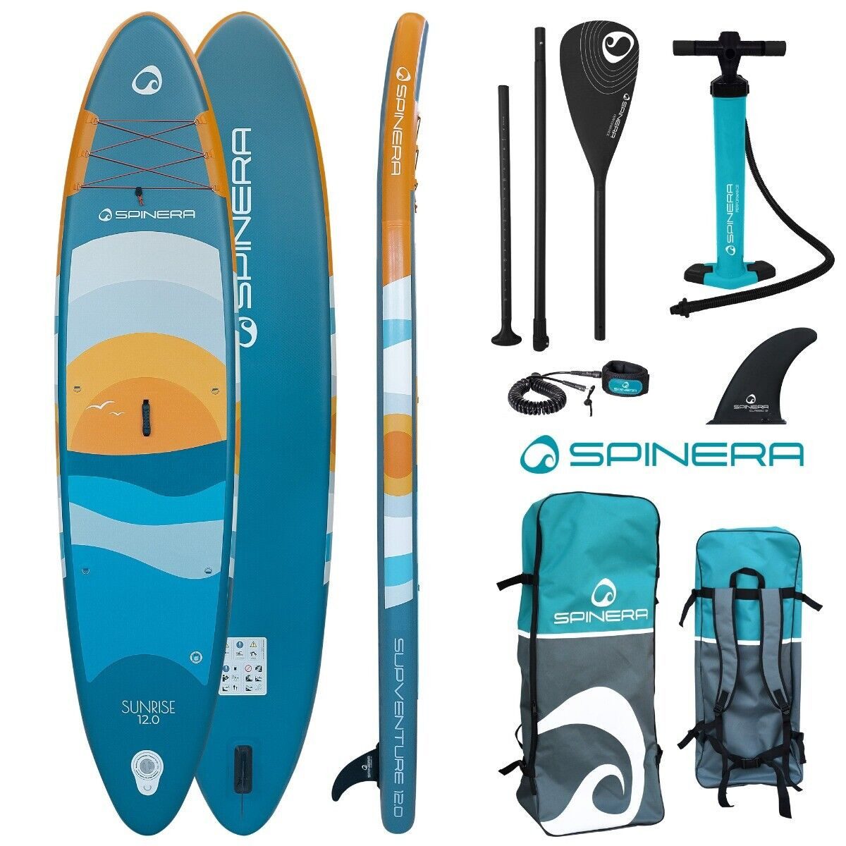 Spinera SUP-Board SPINERA Supventure SUNRISE 12'0 iSUP DLT Board Stand Up Paddle