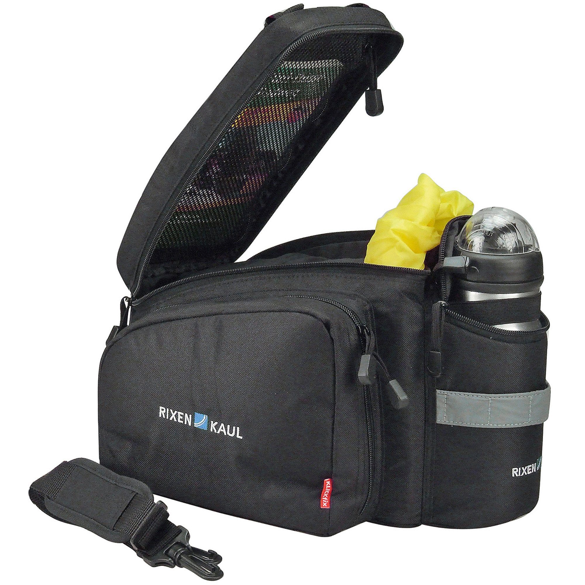 Rixen & Kaul Fahrradkorb Rackpack 2 Plus (2-tlg), Fahrrad Tasche hinten für E Bike Gepäckträgertasche abnehmbar 12 Liter