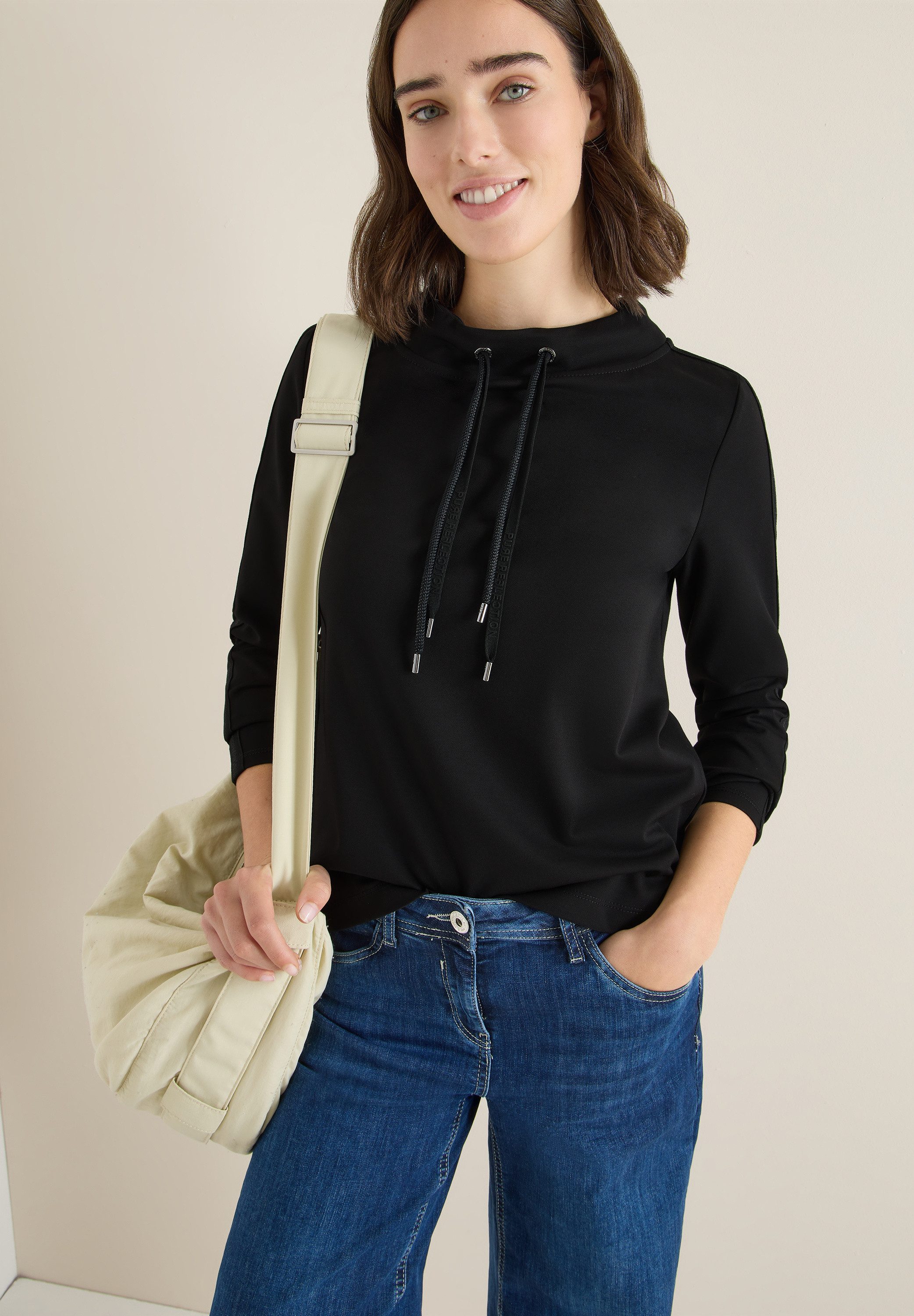 CECIL Sweatshirt mit Glitzer-Detail