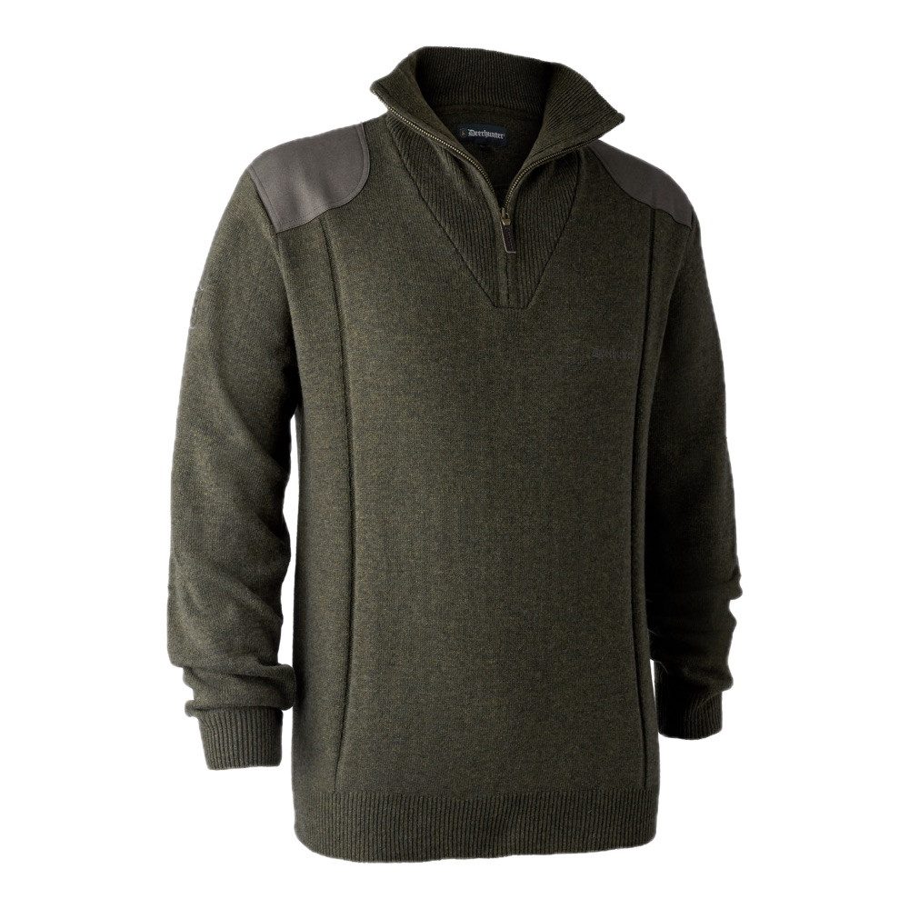 Deerhunter Outdoorhemd DEERHUNTER Sheffield Strick mit Reissverschluss