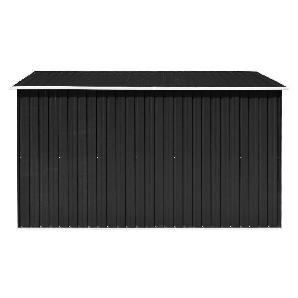 vidaXL, Gerätehaus 257x298x178 cm Metall Anthrazit