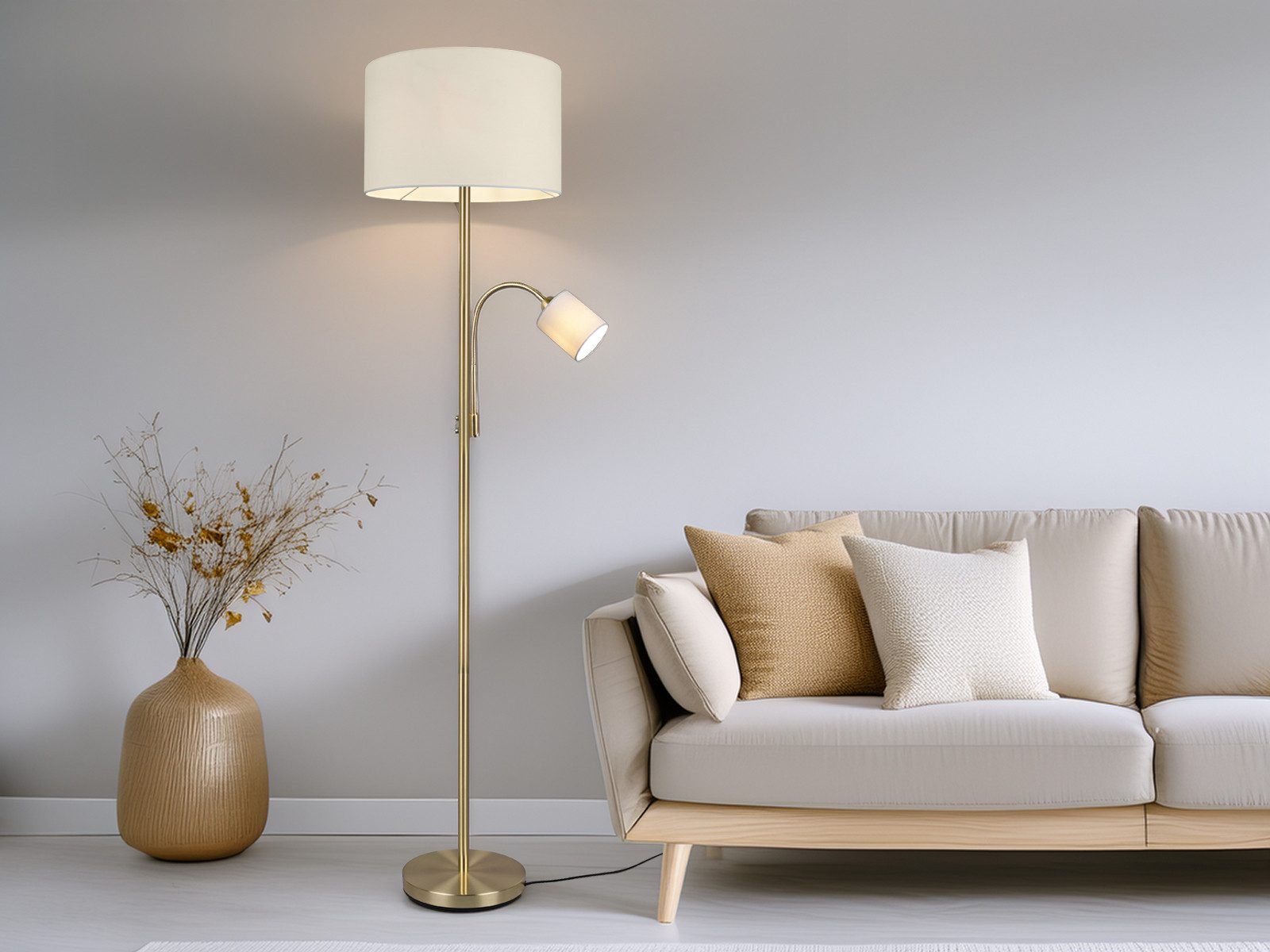 TRIO Leuchten LED Stehlampe, Dimmfunktion, LED günstig online kaufen