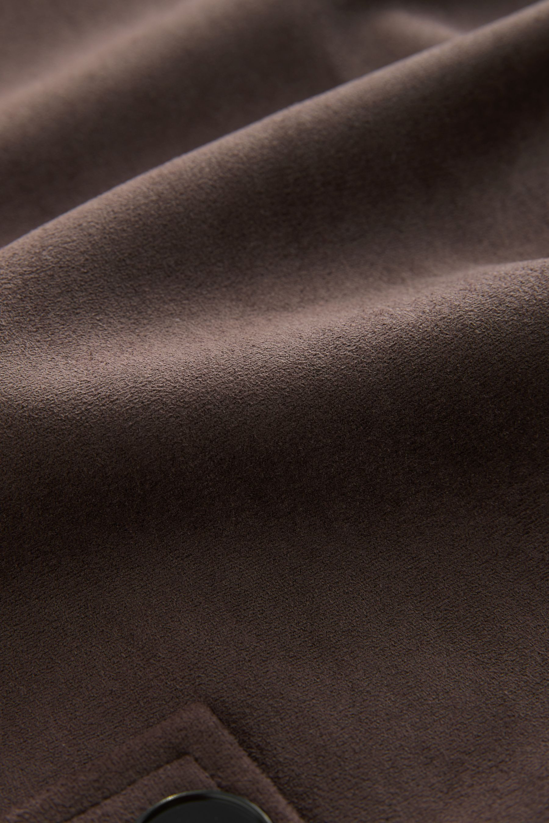 Next Kurzjacke Verkürzter Trenchcoat aus Kunsvelourstleder (1-St) günstig online kaufen