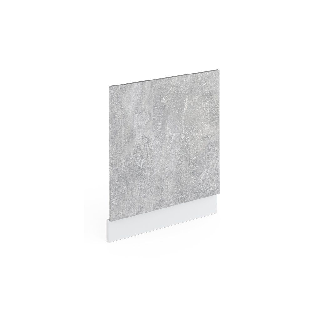 Vicco Frontblende R-Line, Beton/Weiß, 60 cm ohne Arbeitsplatte (1 St)