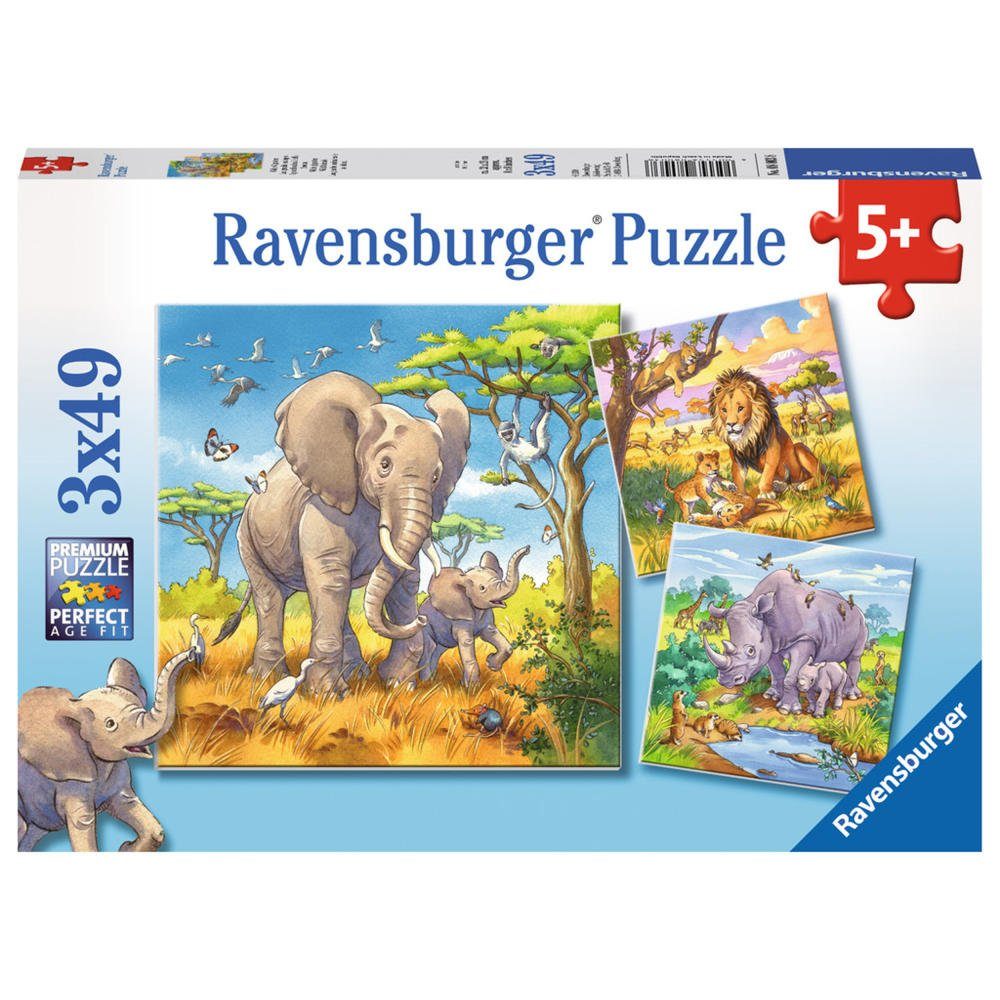 147 Ravensburger Puzzle Giganten, Puzzleteile Wilde