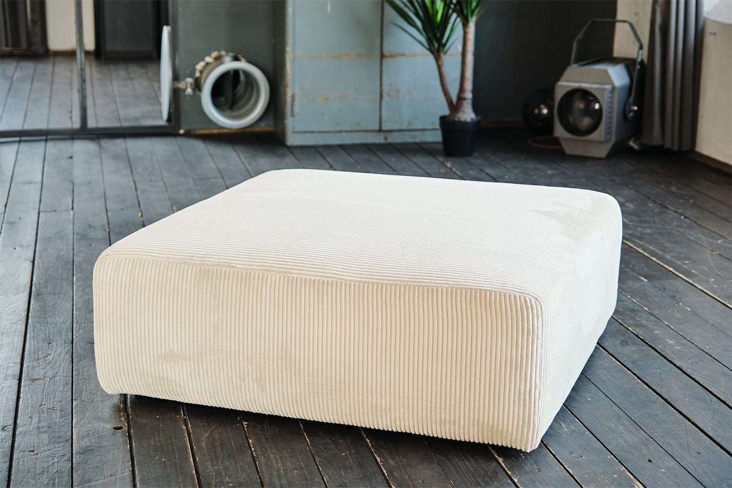 KAWOLA Hocker WIOLO SOFT, Sitzelement für Modulsofa Cord verschiedene Farbe günstig online kaufen