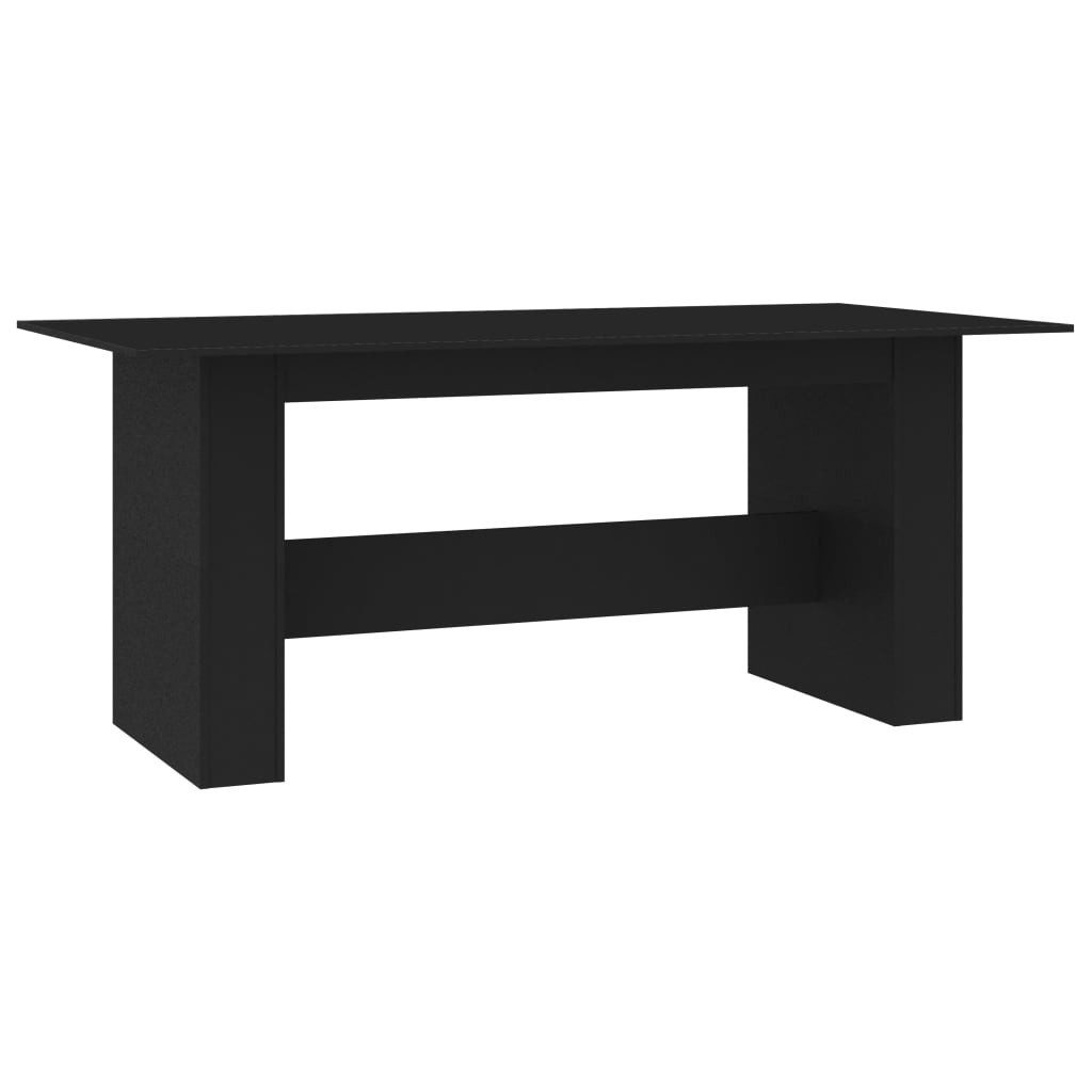 vidaXL Esstisch Esstisch Schwarz 180x90x76 cm günstig online kaufen