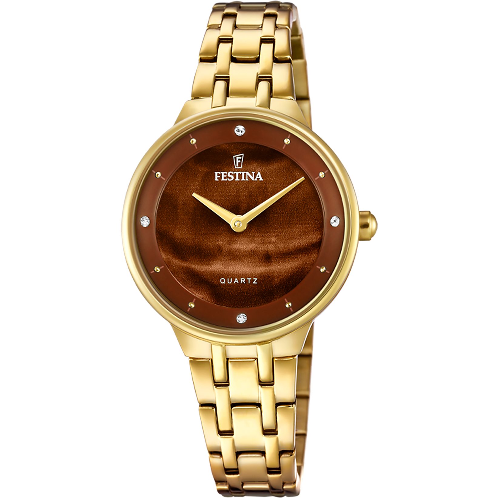 goldfarben, braun