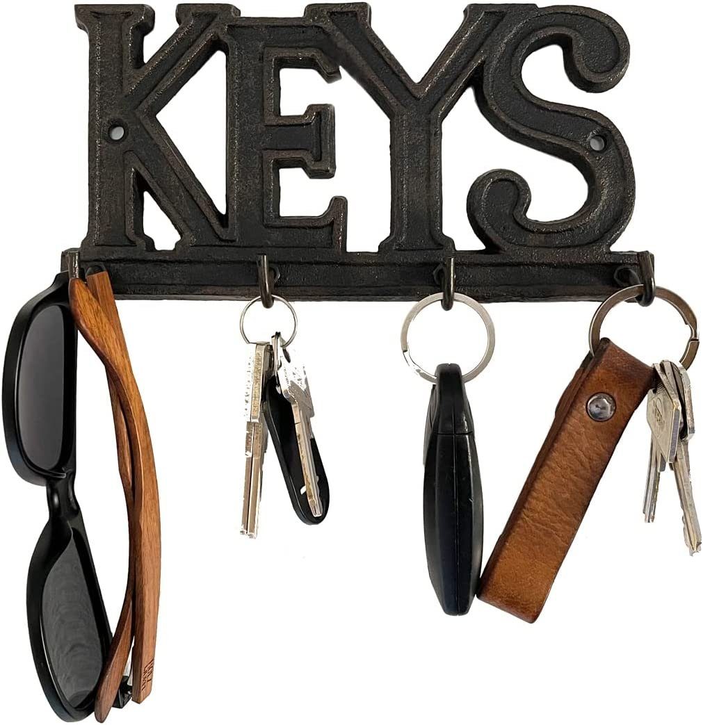 LB H&F Schlüsselkasten Schlüsselschrank Schlüsselbrett mit Ablage Vint –