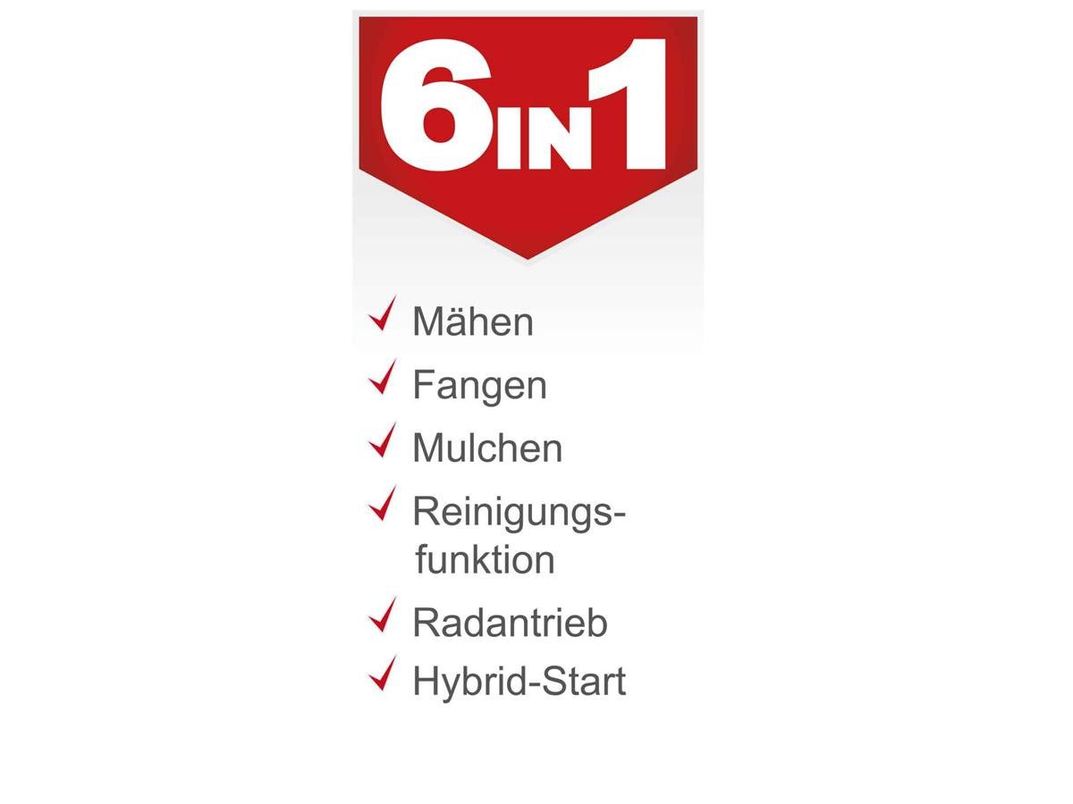 Scheppach Benzinrasenmäher RM420AE, 42 cm Schnittbreite, günstig online kaufen