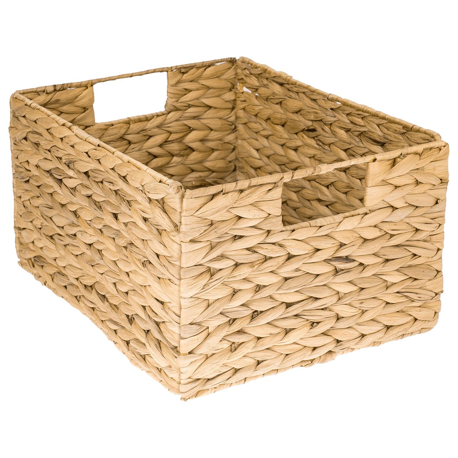 HMF Aufbewahrungskorb faltbarer Korb geflochten aus Wasserhyazinthe Seegras günstig online kaufen