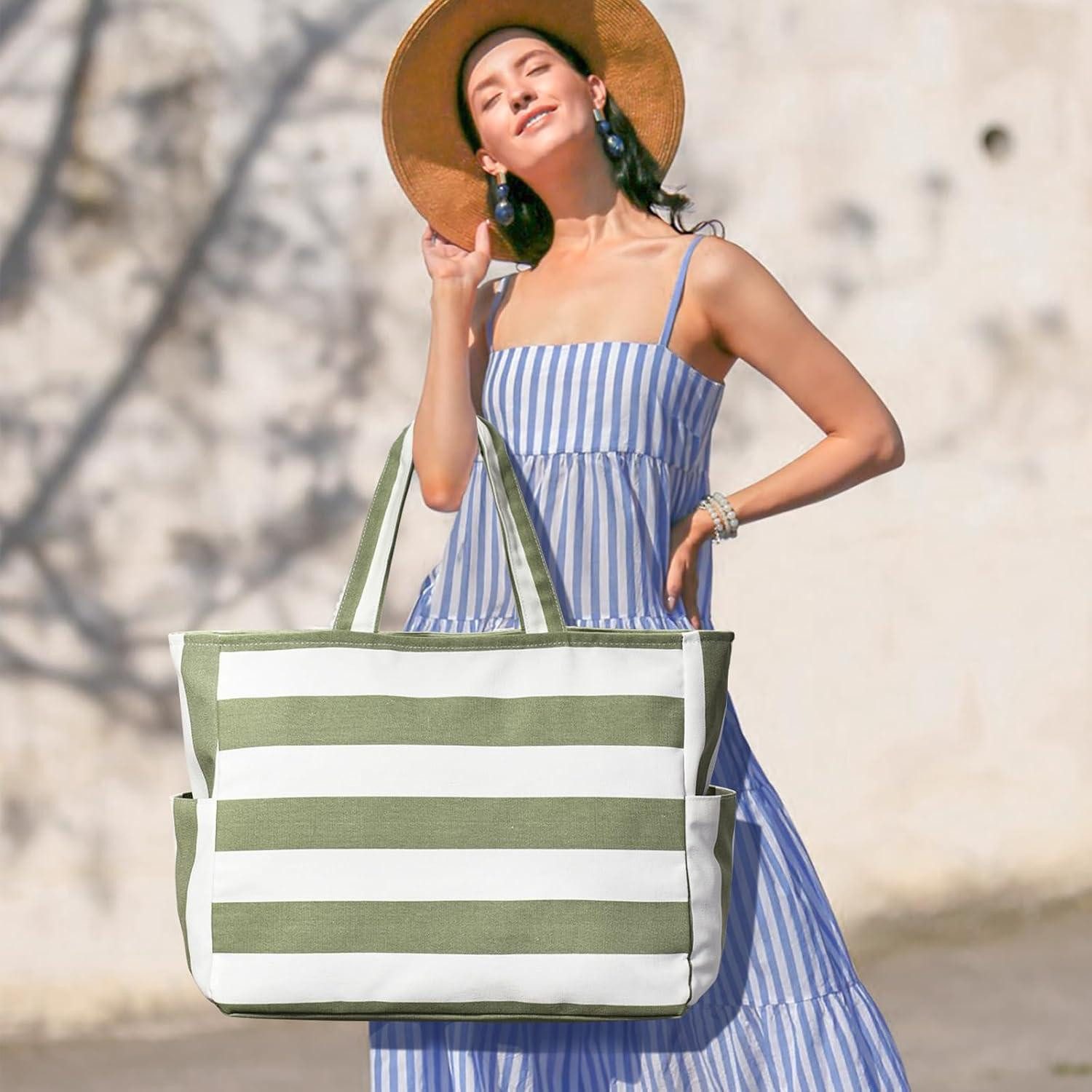 LuxusKollektion Strandtasche Strandtasche Damen Handtasche Groß günstig online kaufen