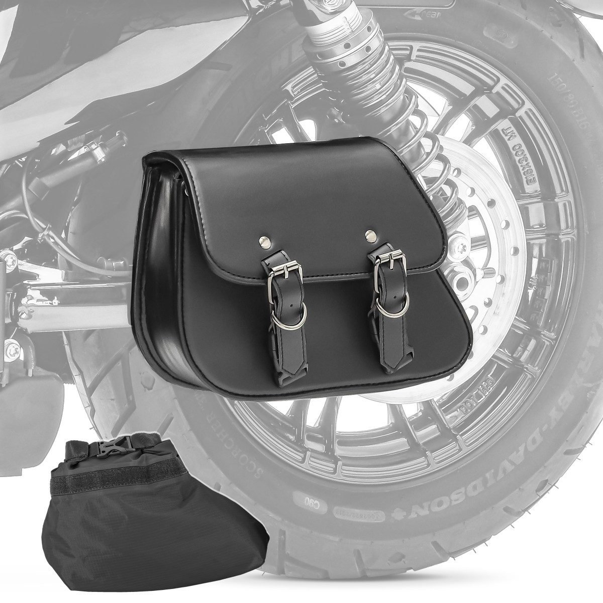 Craftride Satteltasche Schwingentasche für Suzuki LS 650 Savage DYT