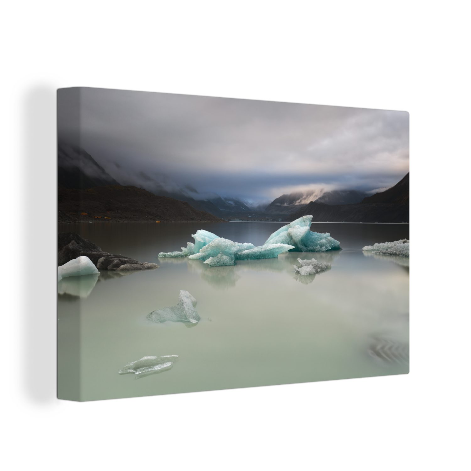 OneMillionCanvasses® Leinwandbild Tasmanischer See, Neuseeland, (1 St), Wandbild Leinwandbilder, Aufhängefertig, Wanddeko, 30x20 cm