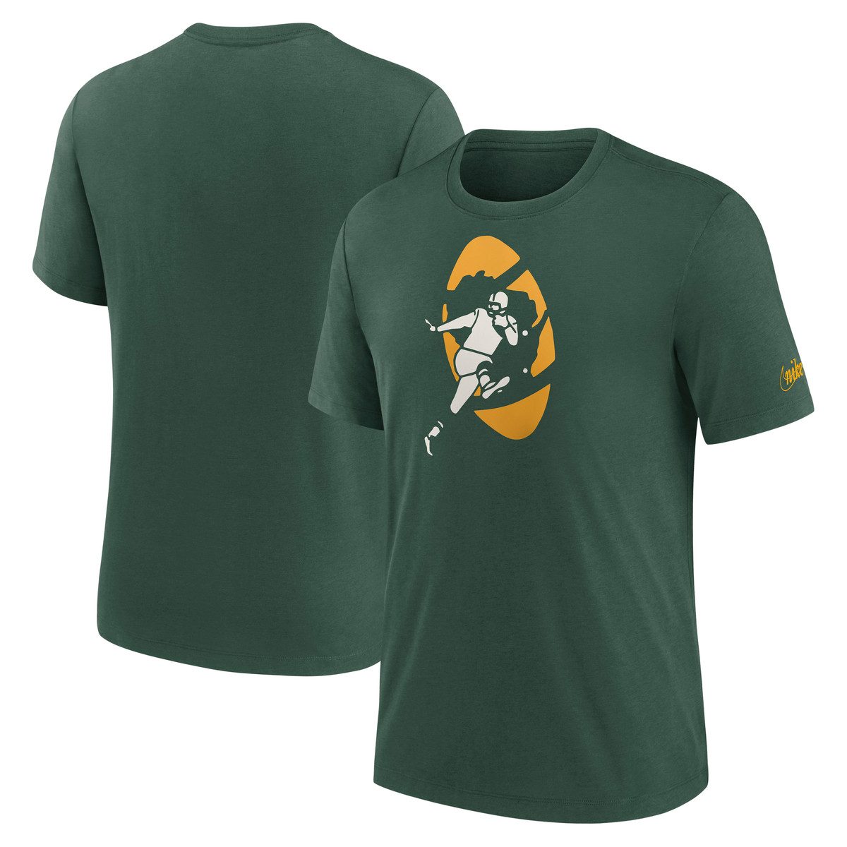 T-Shirt Nike T-Shirt Green Bay Packers Nike Rewind Triblend