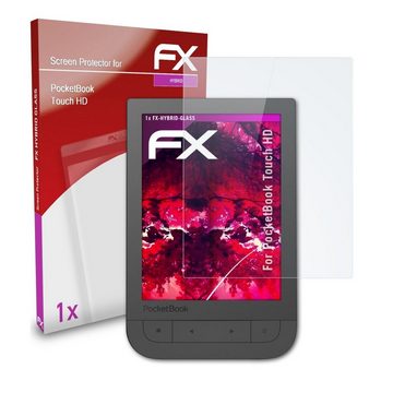 atFoliX Schutzfolie Panzerglasfolie für PocketBook Touch HD, Ultradünn und superhart