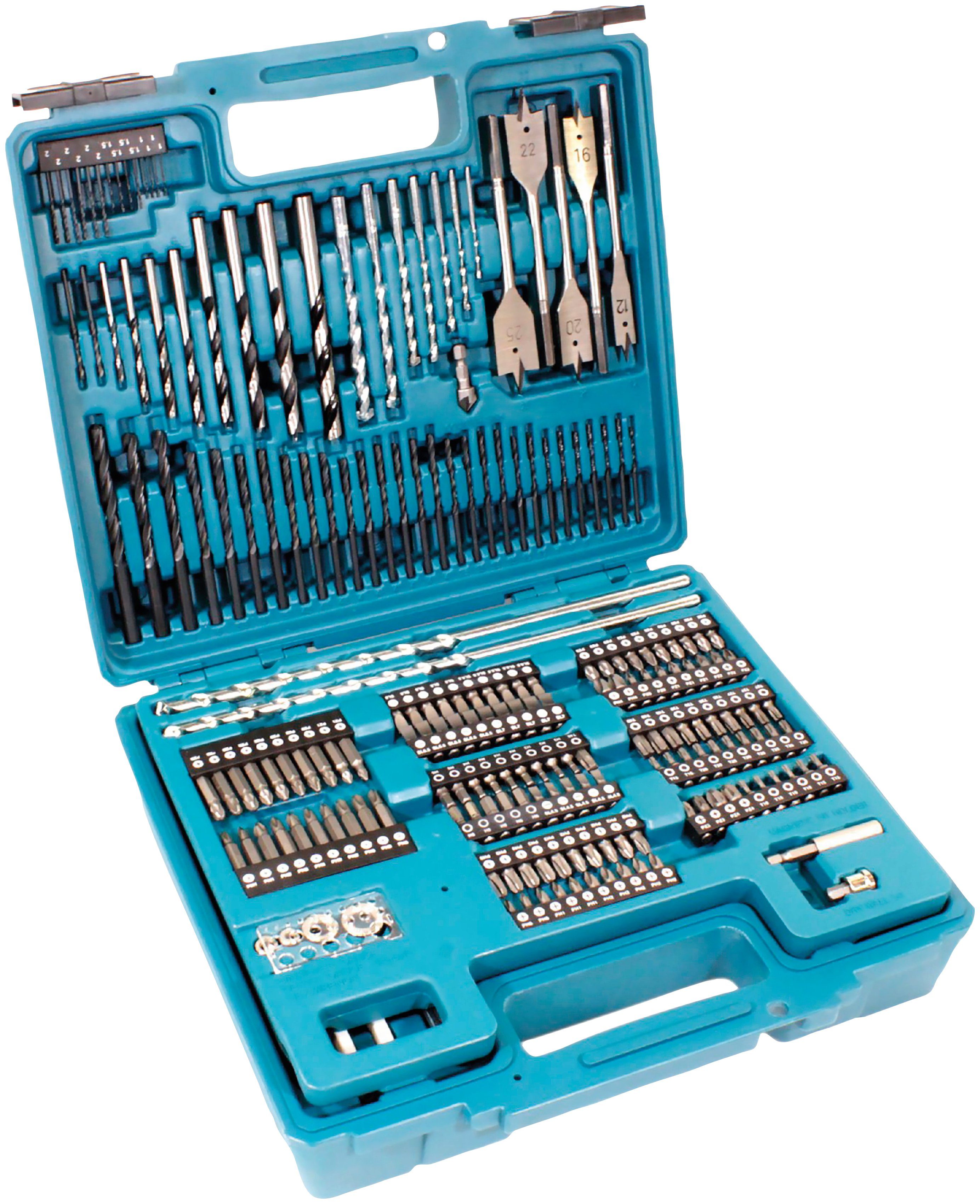 Makita Bohrer- und Bitset, 256-tlg., inkl. Aufbewahrungskoffer günstig online kaufen