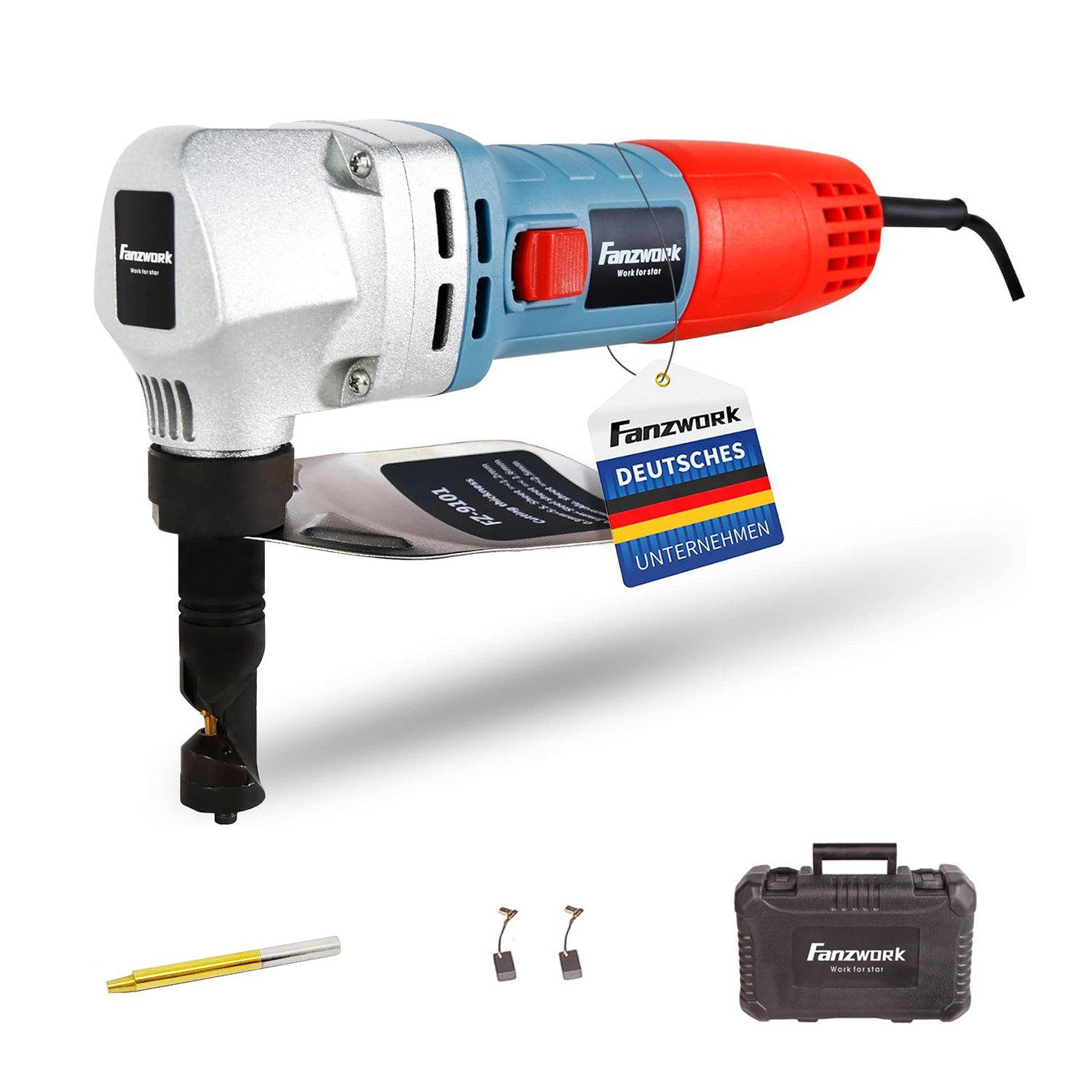 Fanzwork Knabber FANZTOOL Blechknabber 600W, Knabber Nibbler, ohne Koffer & Stempel