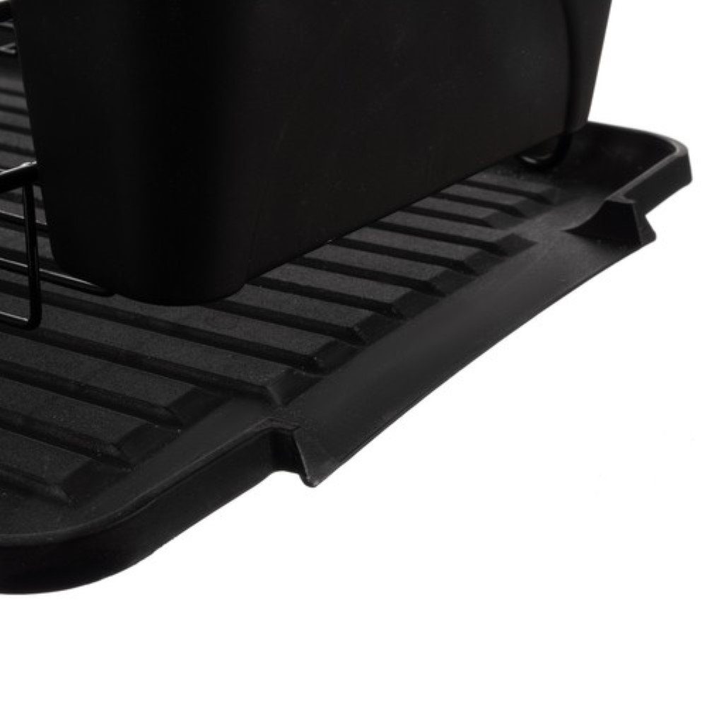 Ruhhy Geschirrständer Geschirr Stand-Abtropfgestell mit Wasserablauf flexiblem Loft-Design effizientem – Stilvoll, Funktional, jede Kompakt, und für Küche