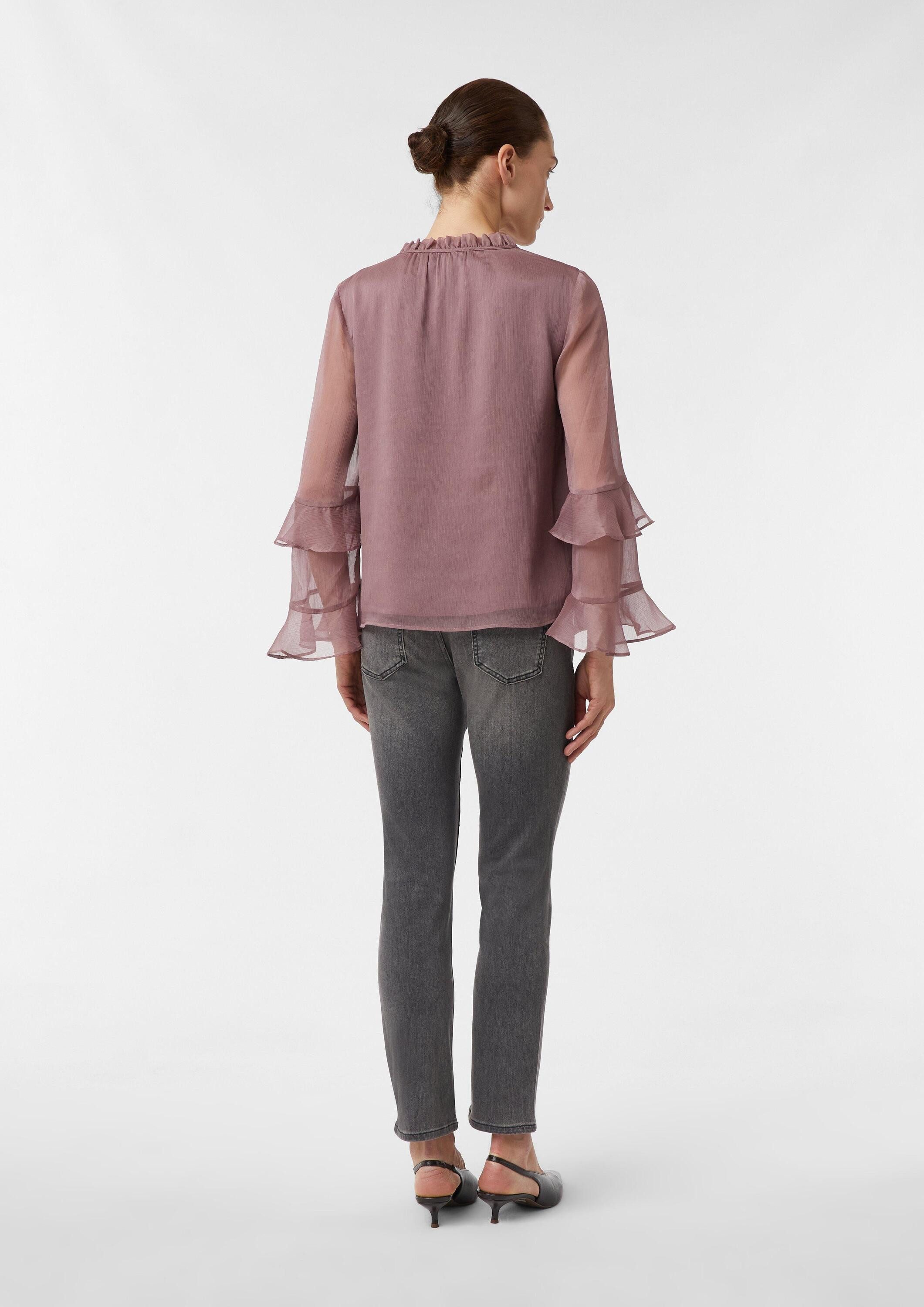 comma Langarmbluse Bluse Bluse mit femininen günstig online kaufen