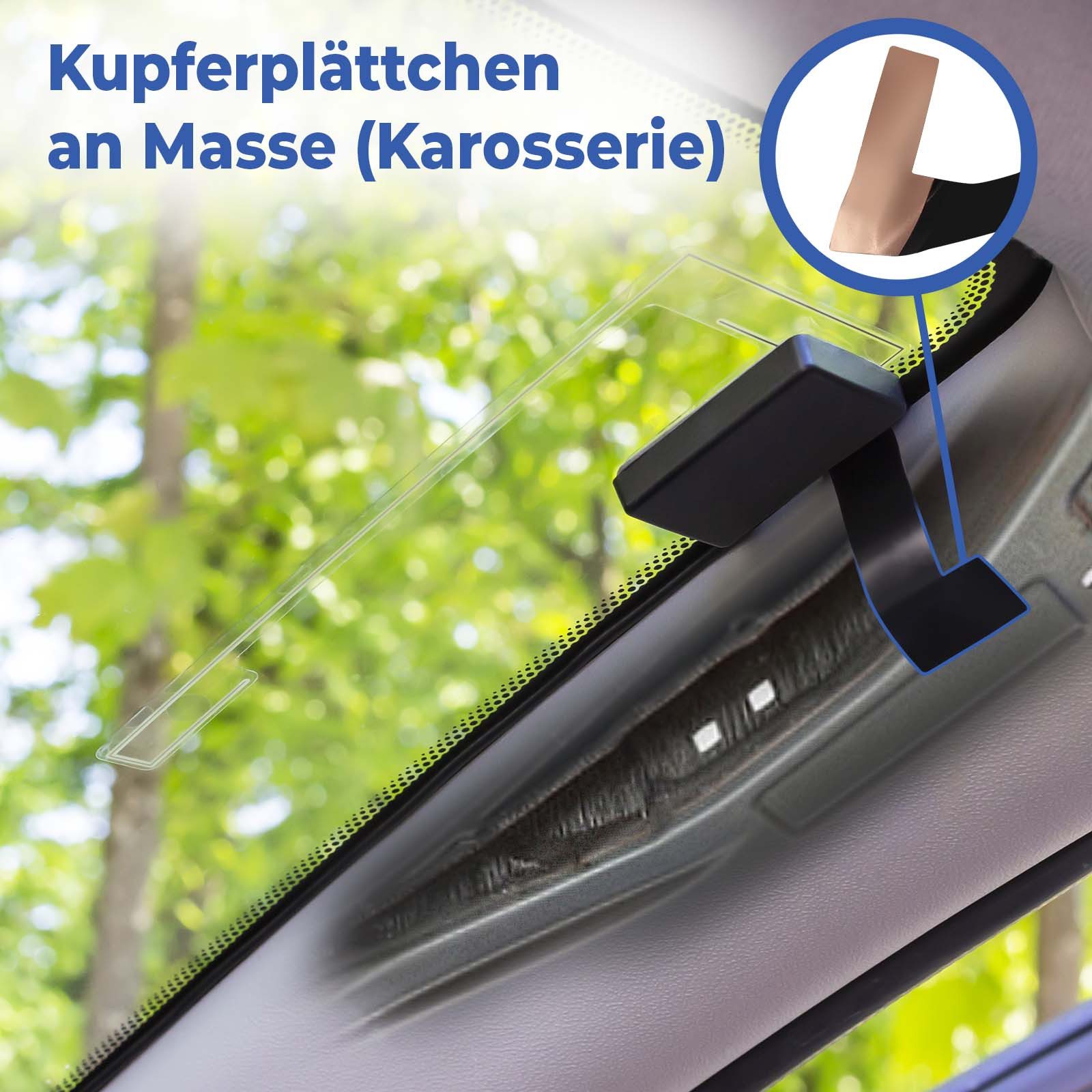 Adapter Universe DAB + Scheiben Antenne Aktiv Radio Adapter passend für JVC Kenwood Autoradio-Scheibenantenne