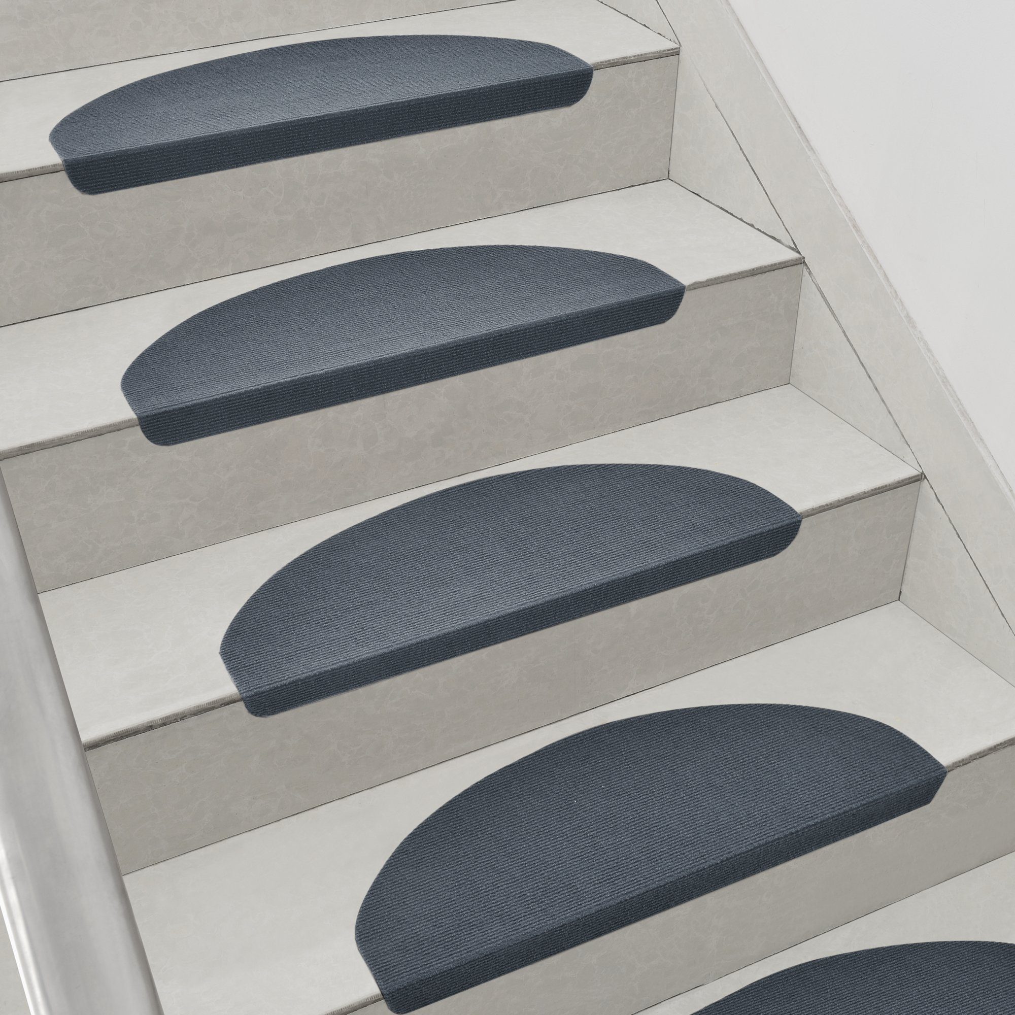 Stufenmatte, en.casa, halbrund, Höhe 4 mm, im 15er-Set - Treppenschoner in  verschiedenen Farben und Formen online kaufen | OTTO