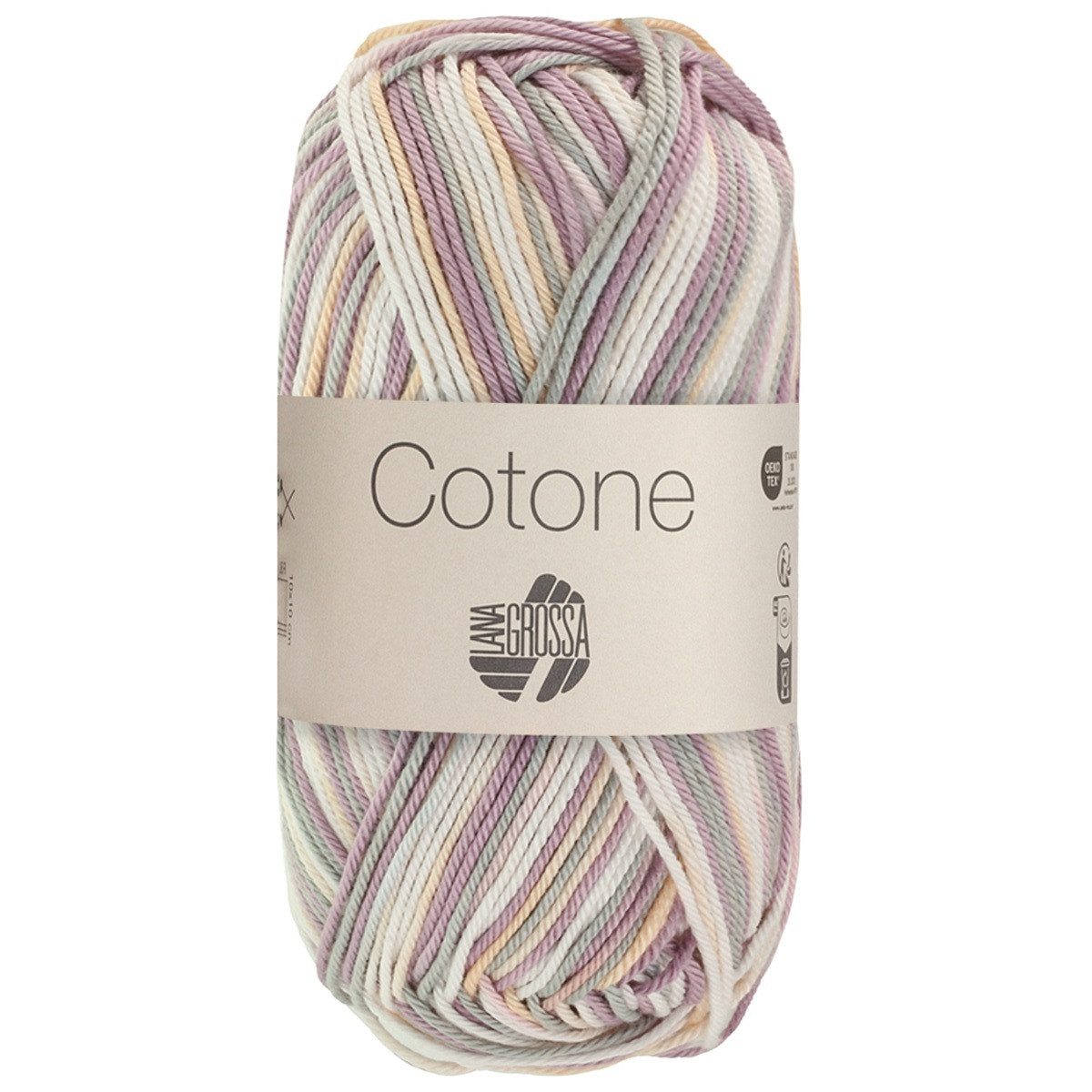 LANA GROSSA Cotone Print Häkelwolle, 125 m