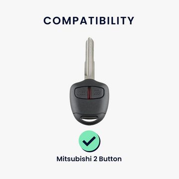 kwmobile Schlüsseltasche Autoschlüssel Silikon Hülle für Mitsubishi (1-tlg), Schlüsselhülle Schlüssel Case Cover