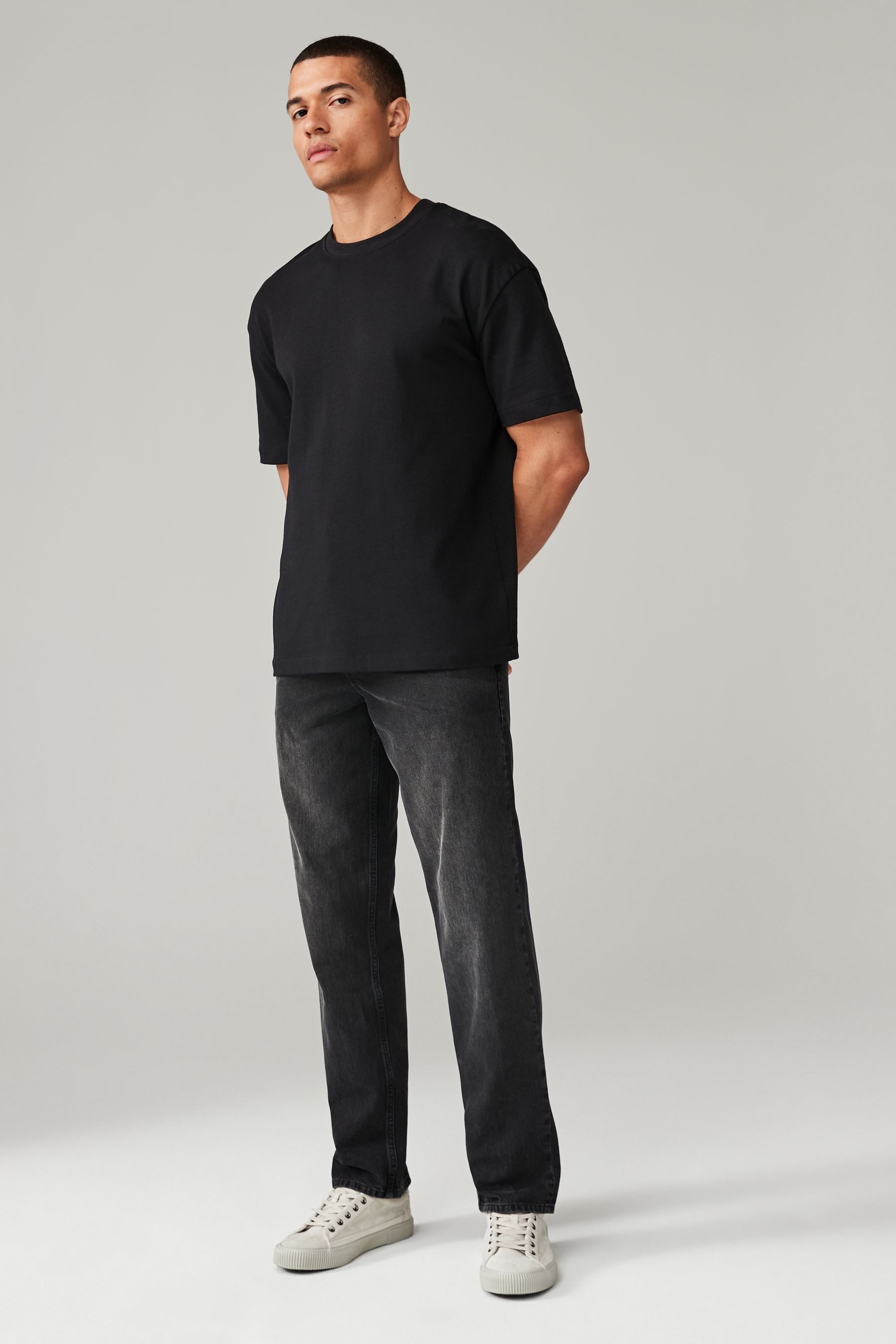 Next Relax-fit-Jeans Authentische Relaxed Fit Jeans aus 100 % Baumwolle (1-tlg)