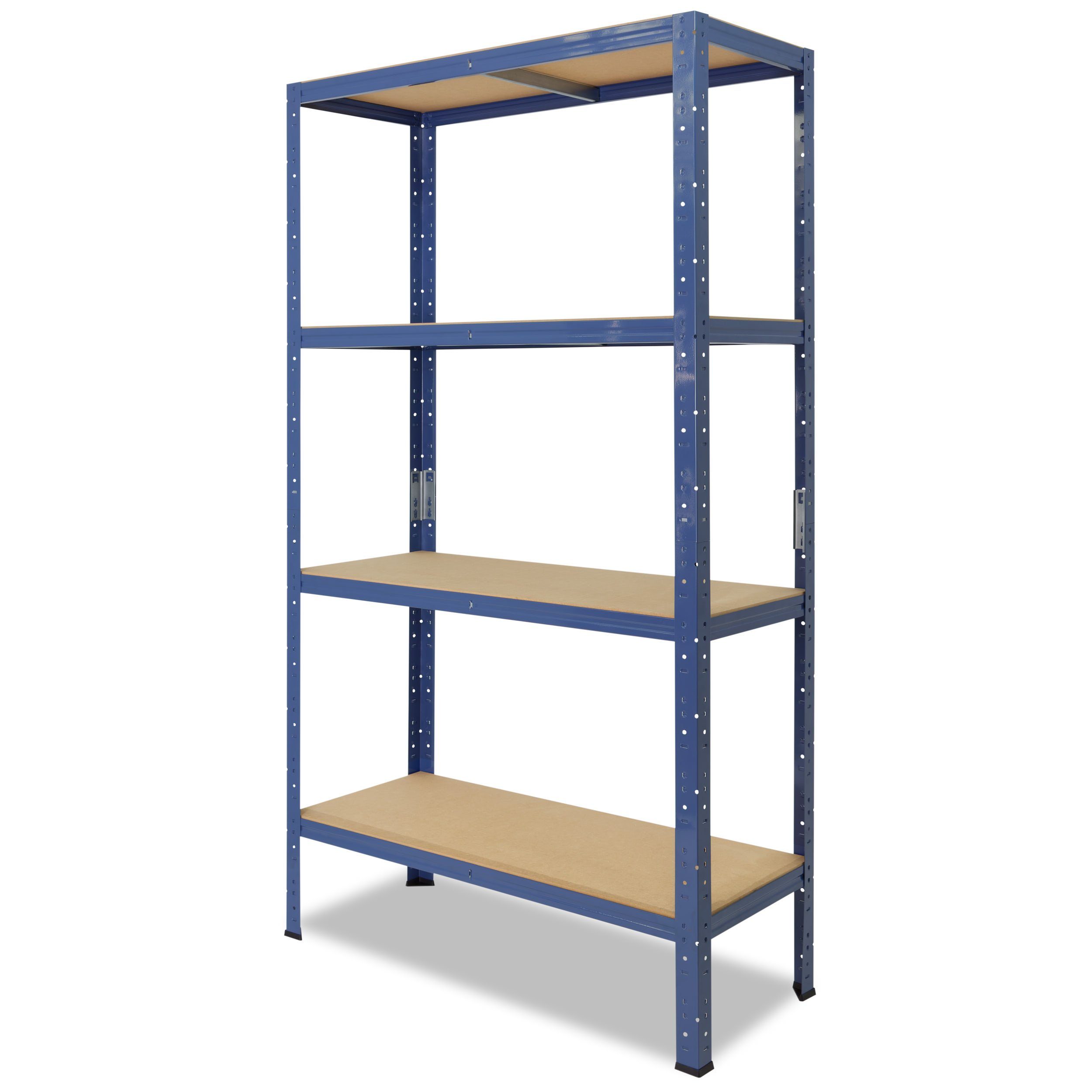 180x120x45cm Werkstattregal als Kellerregal, shelfplaza mit Metallregal 175kg Lagerregal, Schwerlastregal Tragkraft Steckregal blau, Böden, Metall HOME, Garagenregal, 4 mit oder