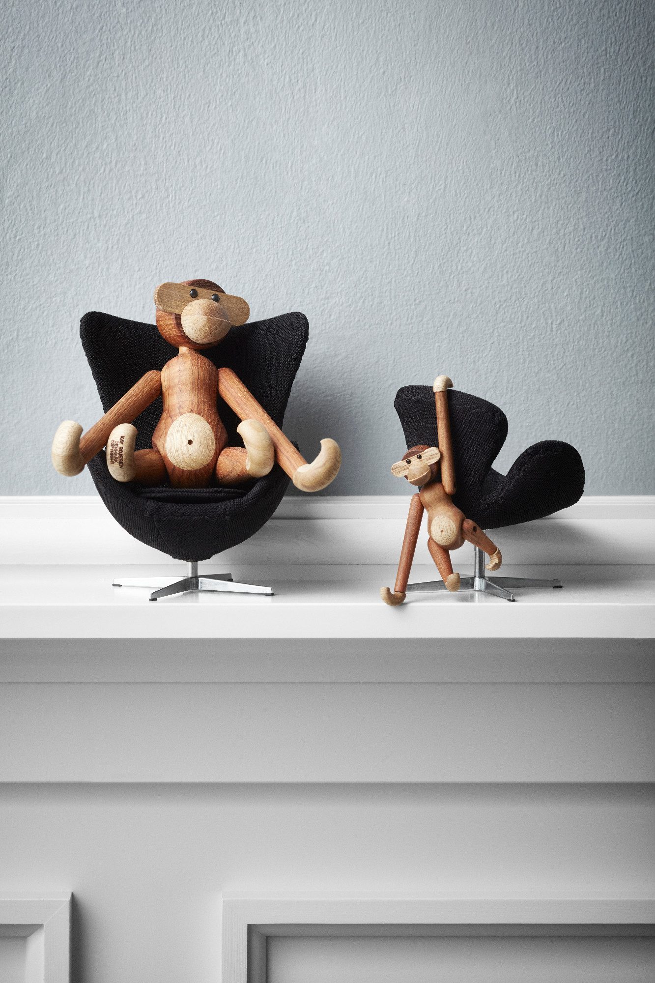 KAY BOJESEN Denmark Dekofigur Kay Bojesen Affe mini teak/limba – Bild 5 von 5