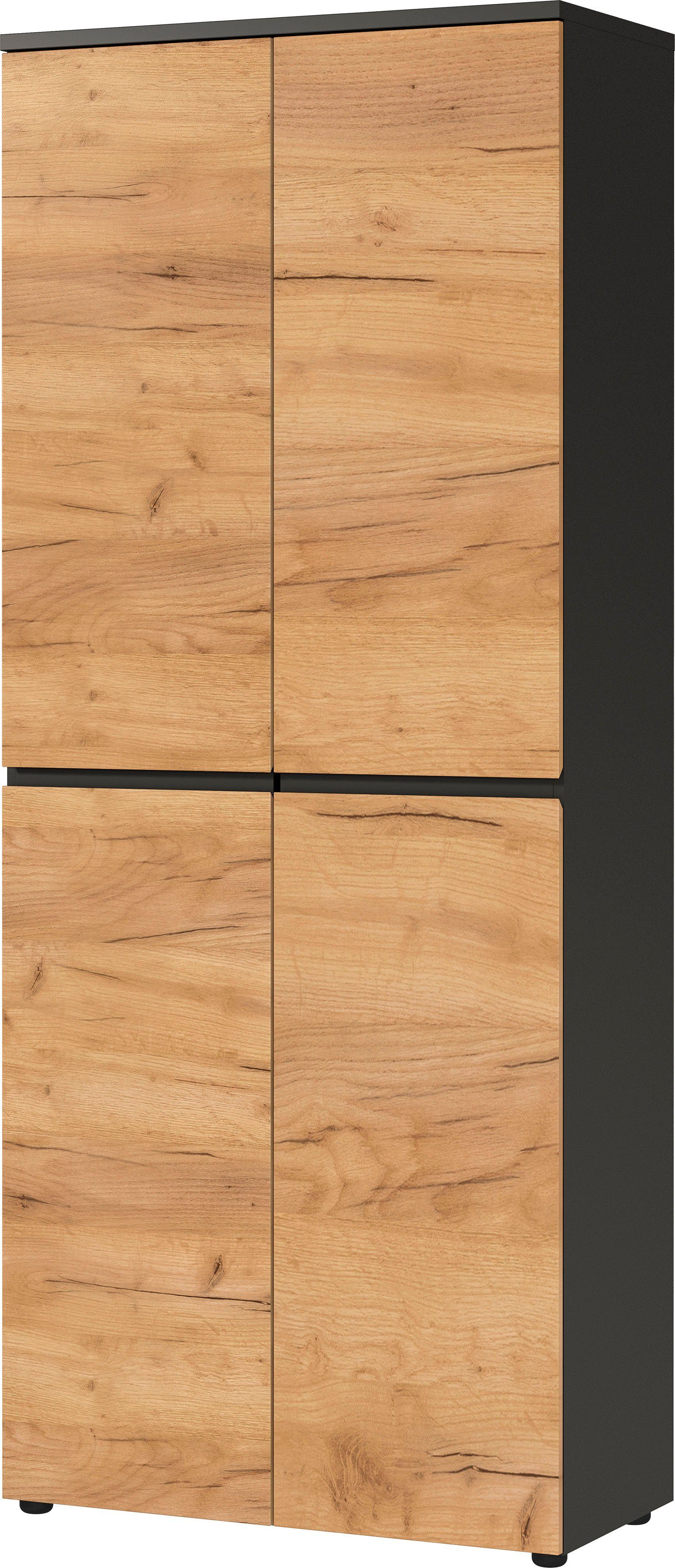 GERMANIA Aktenschrank GW-Lissabon Aktenschrank mit verstellbaren Einlegeböden und grifflosem Design