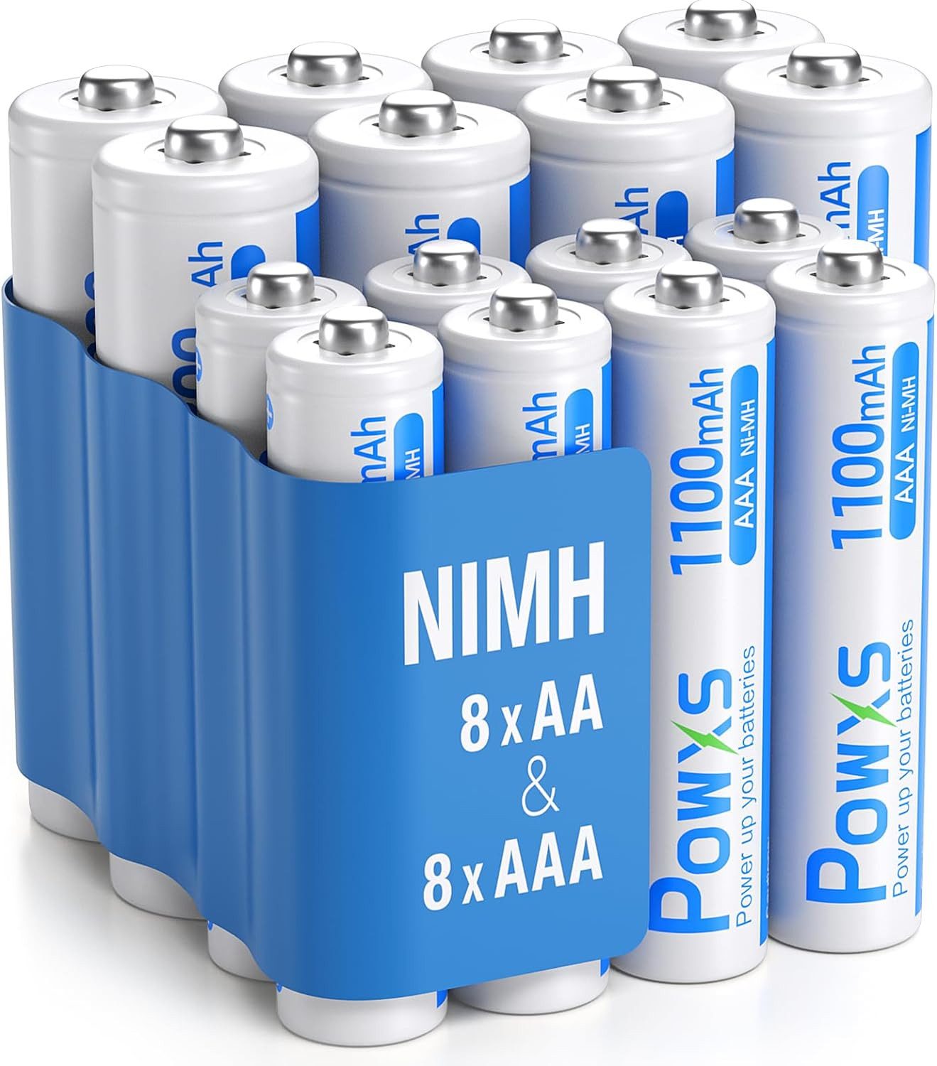 Super Hohe Kapazität 2800mAh Mignon AA und 1100mAh Micro AAA Akku Set Akku