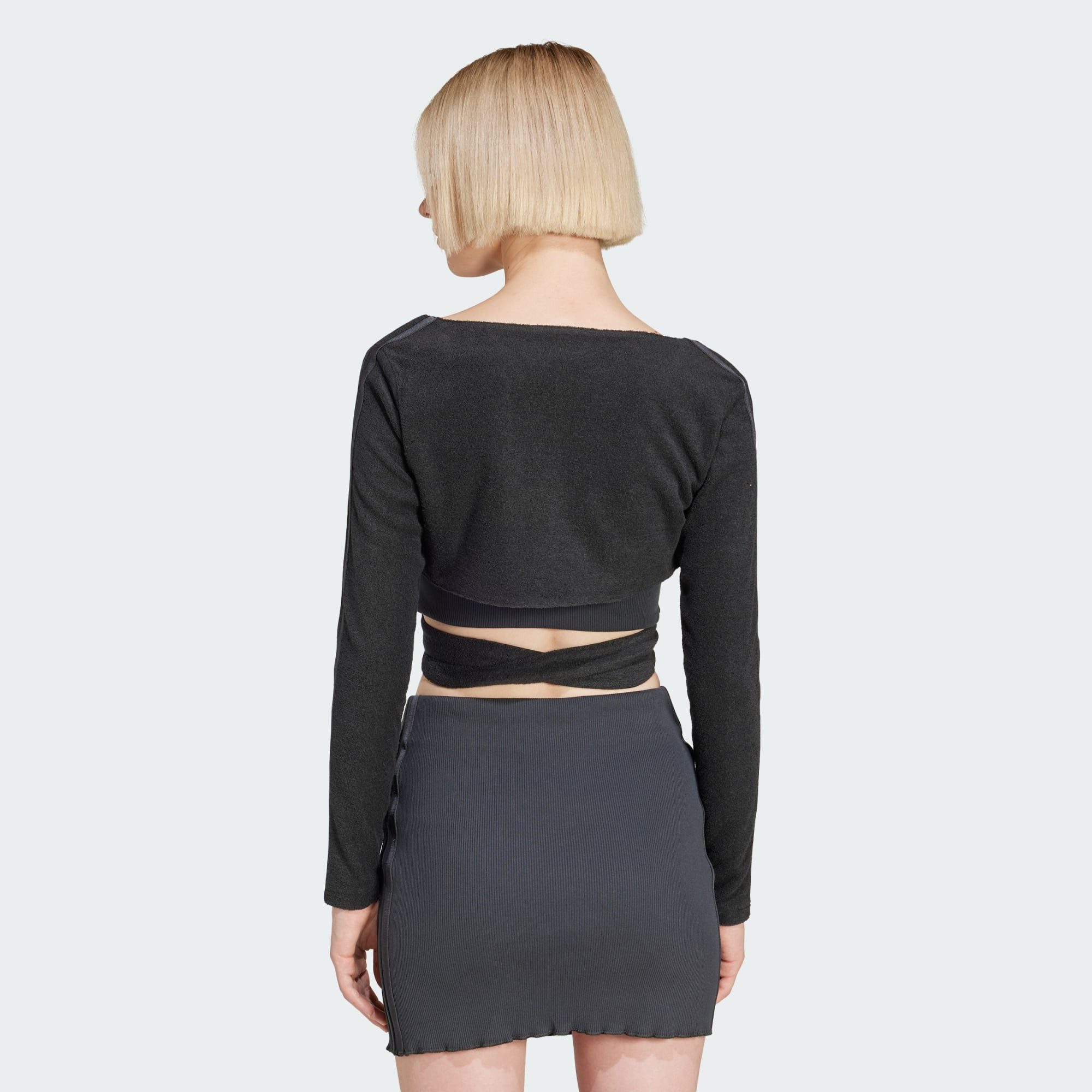 adidas Originals Crop-Top WRAPAROUND CARDIGAN günstig online kaufen