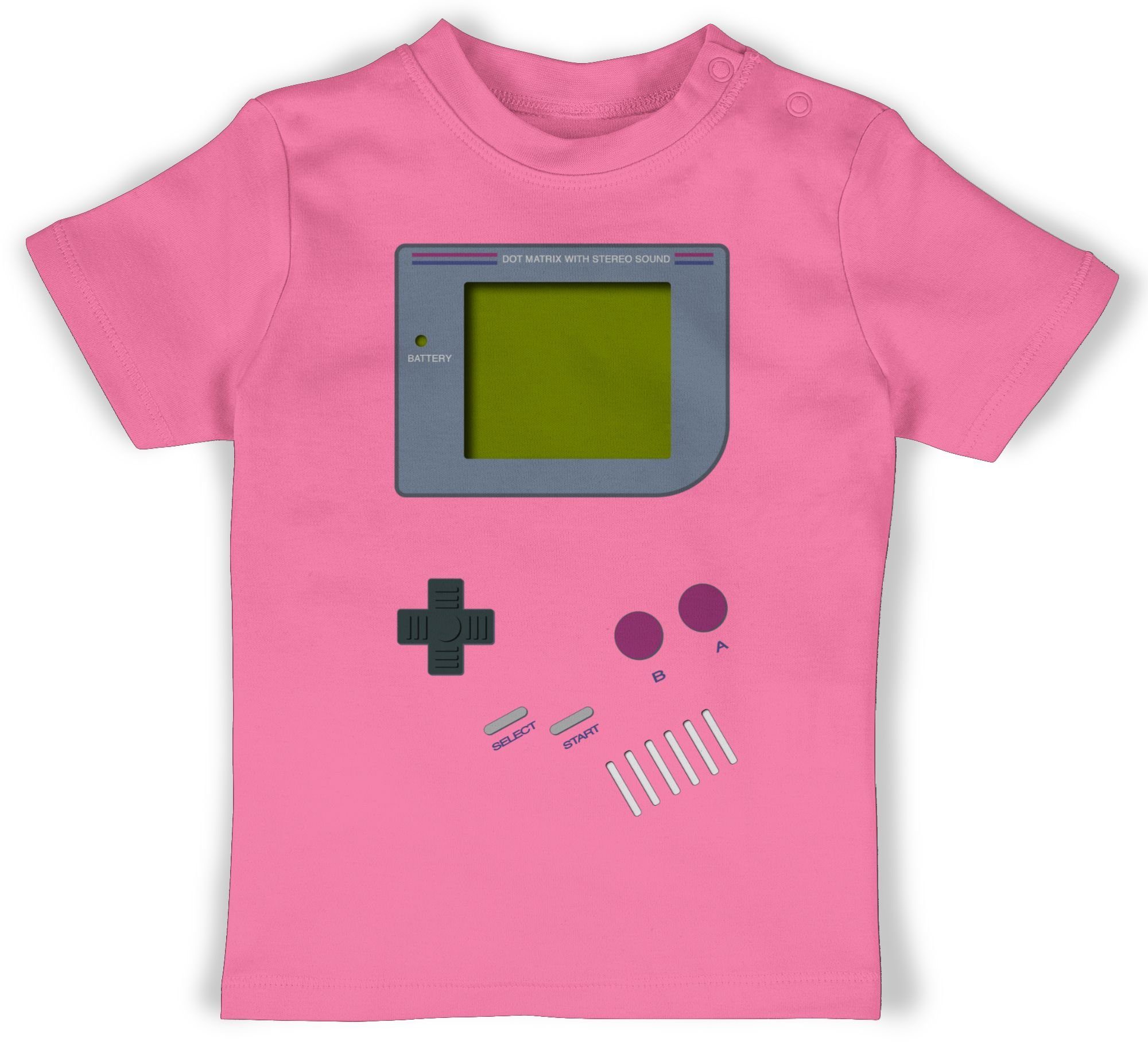 & Gameboy Fasching Karneval Shirtracer T-Shirt 2 Pink