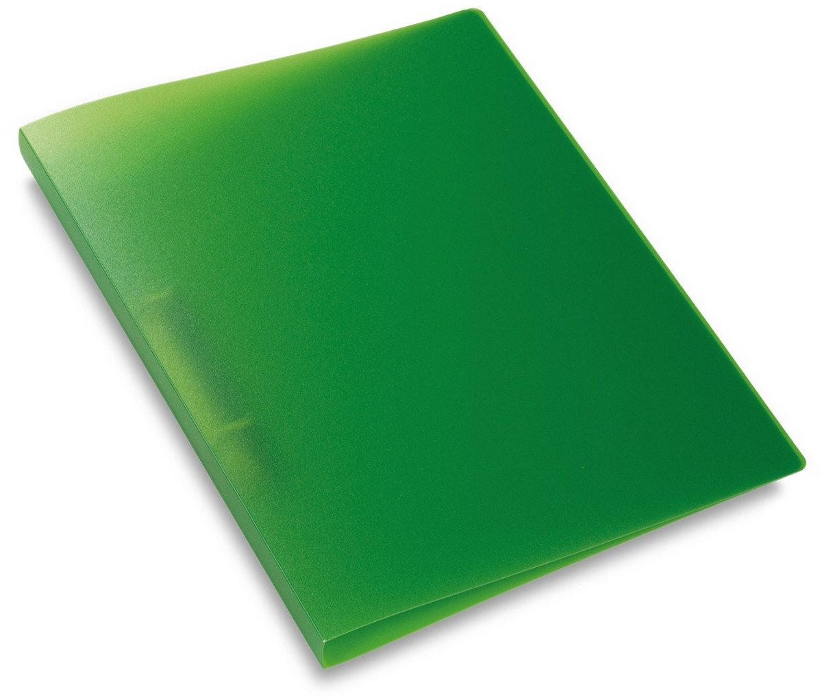 Präsentationsordner Ringbuch A4 2 Ringe 25mm transluzent hellgrün