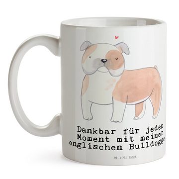 Mr. & Mrs. Panda Tasse Englische Bulldogge Moment - Weiß - Geschenk, Becher, Teebecher, Gesc, Keramik, Herzberührende Designs