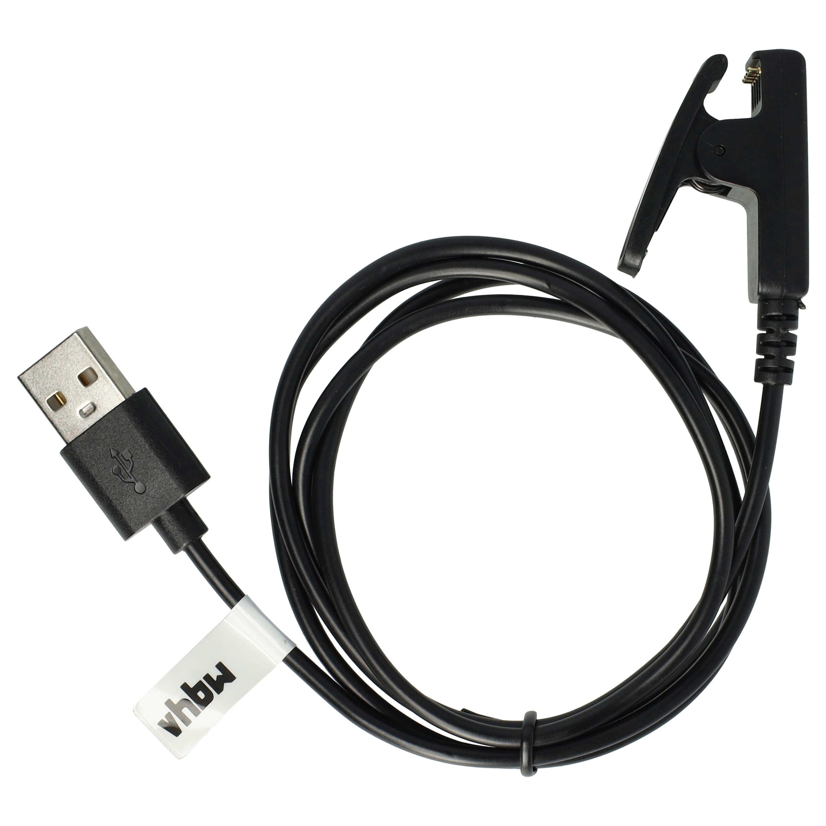 vhbw passend für Garmin Lily - Classic Edition, 010-03717-49, 010-03723-01 Smartwatch-Ladekabel