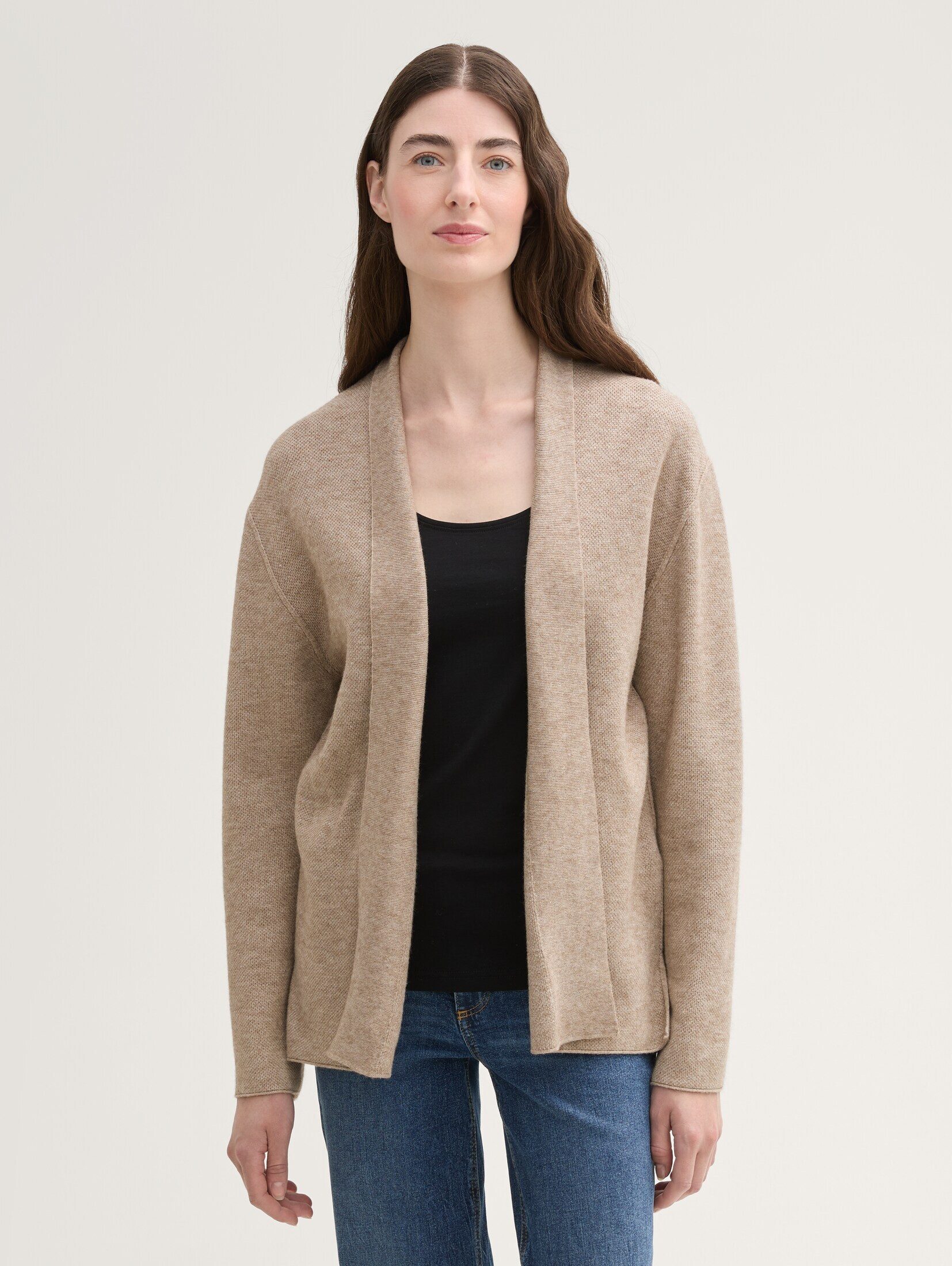 TOM TAILOR Cardigan Pullover & Strickjacken Cardigan aus weichem Strickmate günstig online kaufen