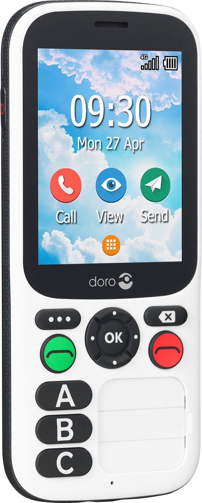 Doro 780X Smartphone (7,11 4 GB Speicherplatz) Zoll, cm/2,8