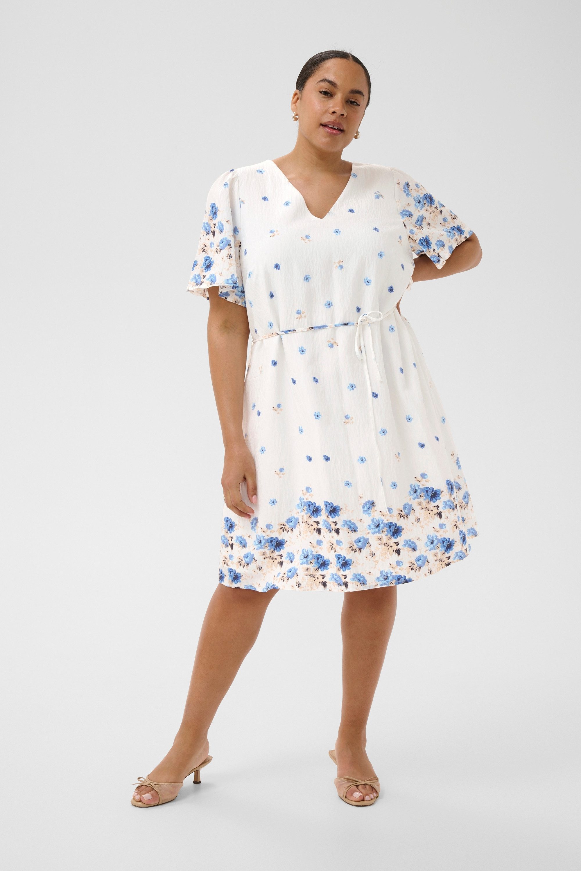 KAFFE Curve Blusenkleid Kleid KCrosa Große Größen – Bild 2 von 5