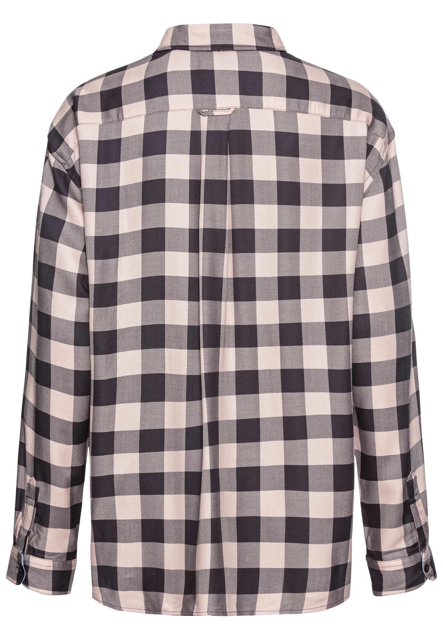 camel active Langarmbluse Karobluse aus reiner Viskose günstig online kaufen