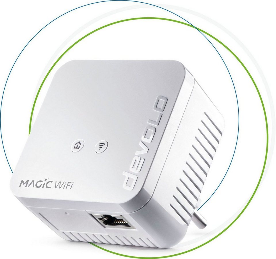 DEVOLO Magic 1 WiFi mini Ergänzung (1200Mbit, Powerline + WLAN, 1x LAN,  Mesh) WLAN-Repeater